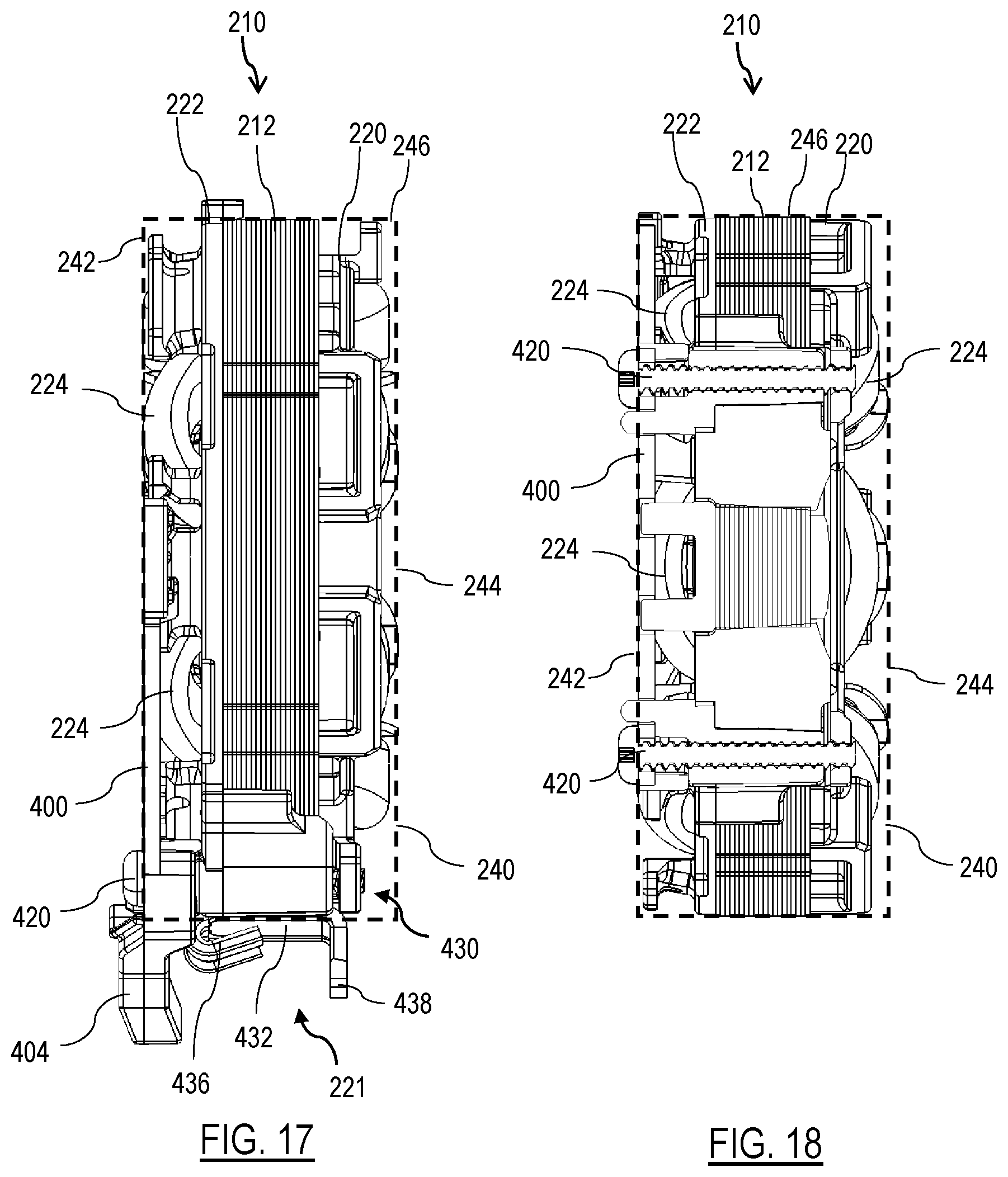 Patent US12551993 Figure 14 – Power tool with compact motor assembly