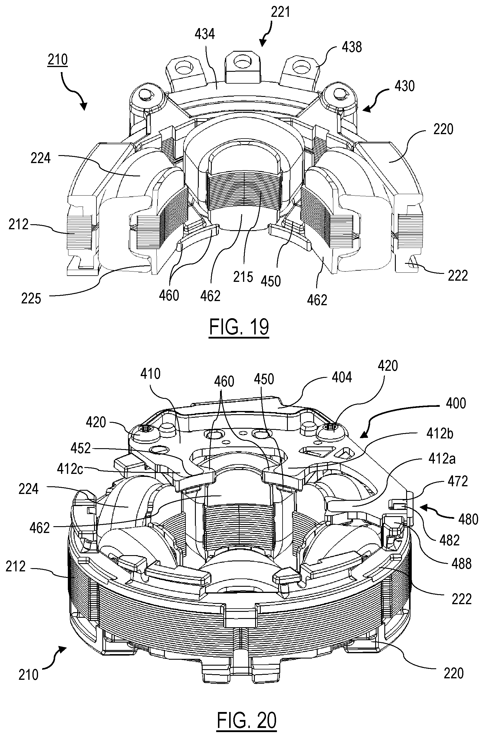 Patent US12551993 Figure 15 – Power tool with compact motor assembly