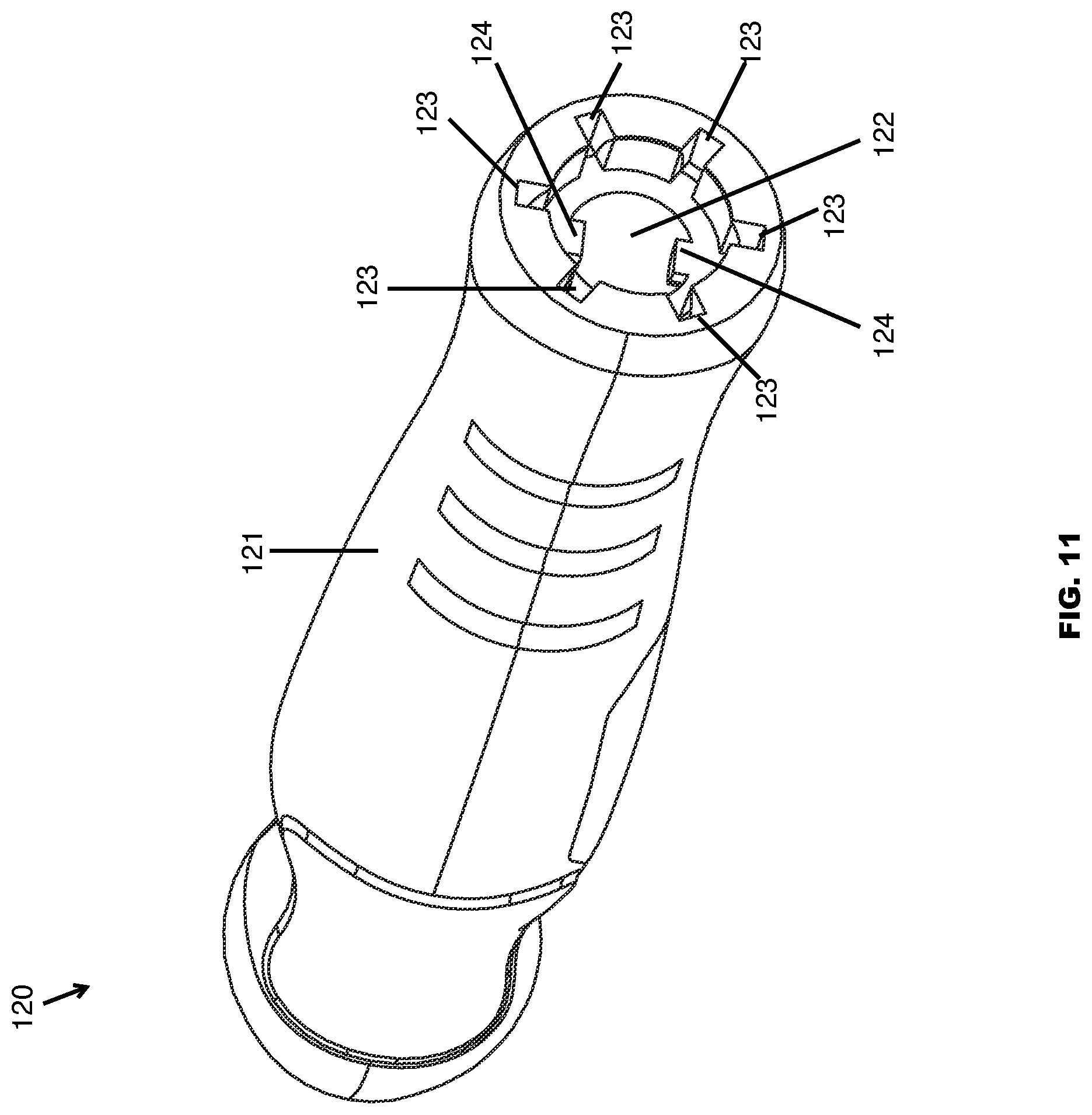 Patent US12551997 Figure 11 – Hand tool having interchangeable grip