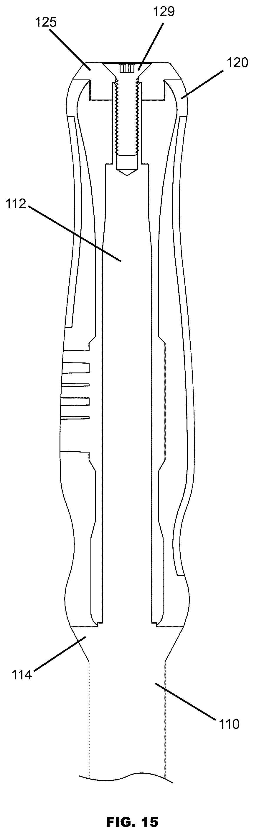 Patent US12551997 Figure 15 – Hand tool having interchangeable grip