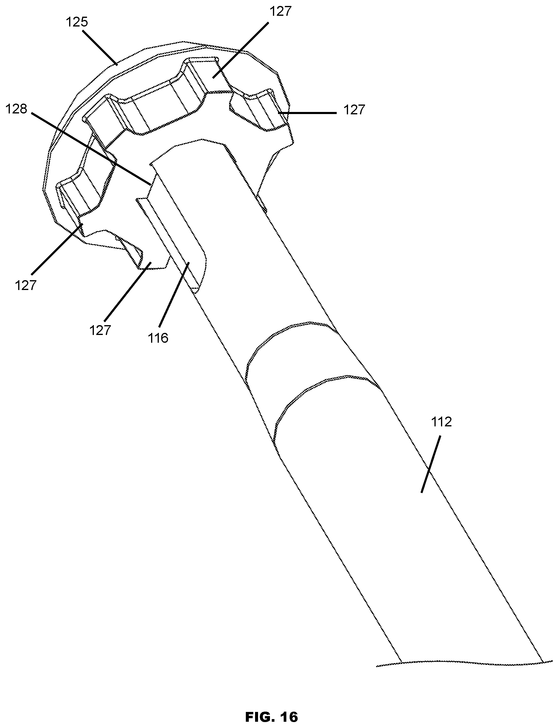 Patent US12551997 Figure 16 – Hand tool having interchangeable grip