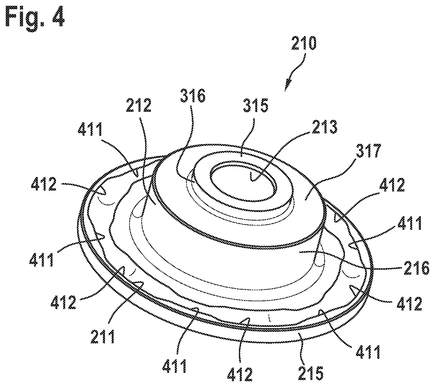 Patent US12551999 Figure 4 – Overload clutch for a hand-held power tool
