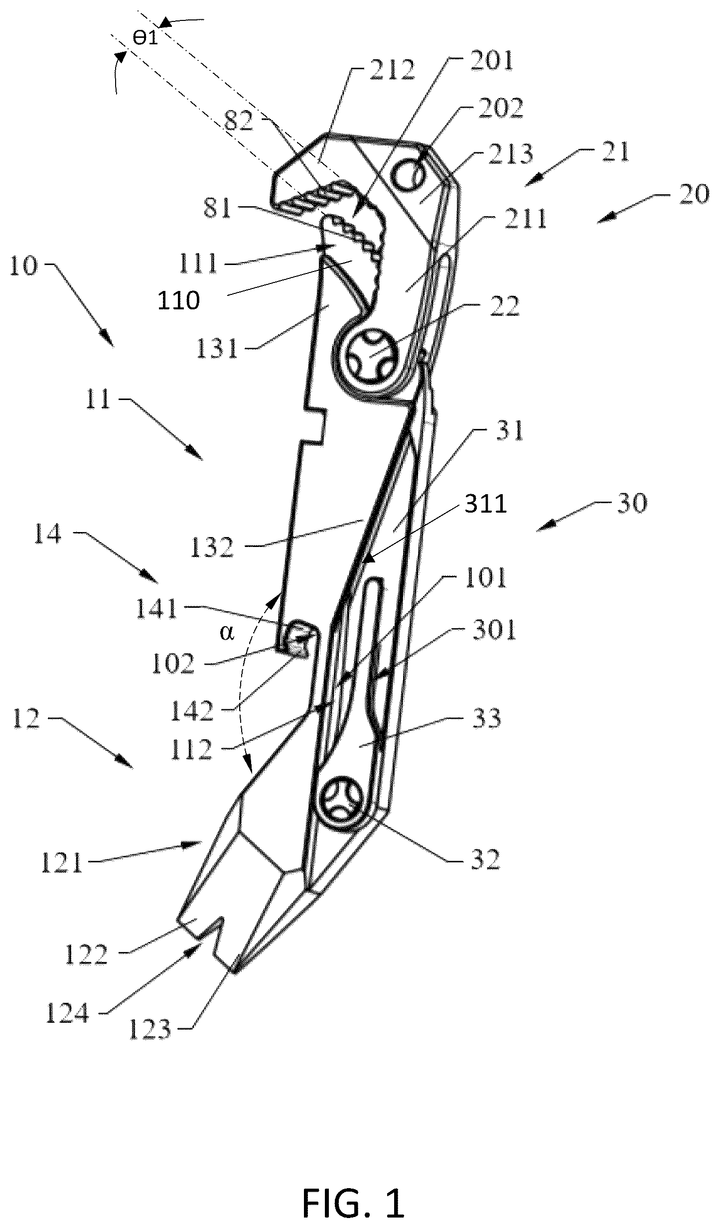 Patent US12552001 — Multifunctional tool — Figure 1
