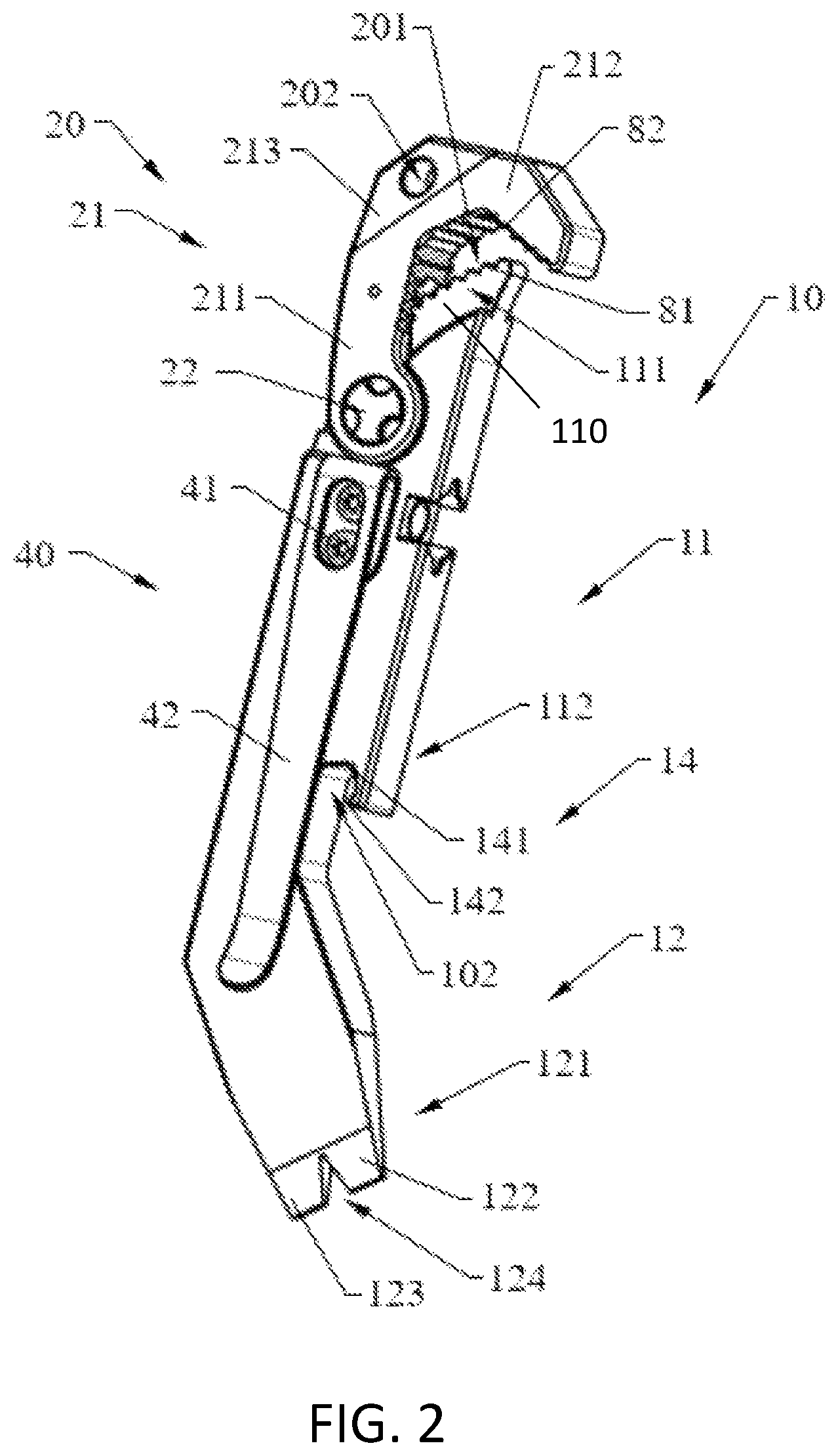Patent US12552001 Figure 2 – Multifunctional tool