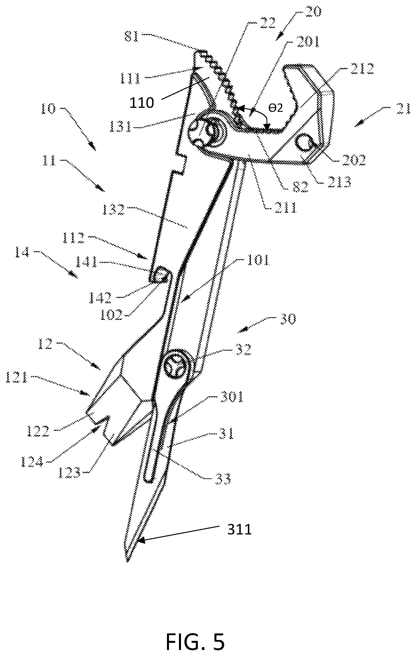 Patent US12552001 Figure 5 – Multifunctional tool