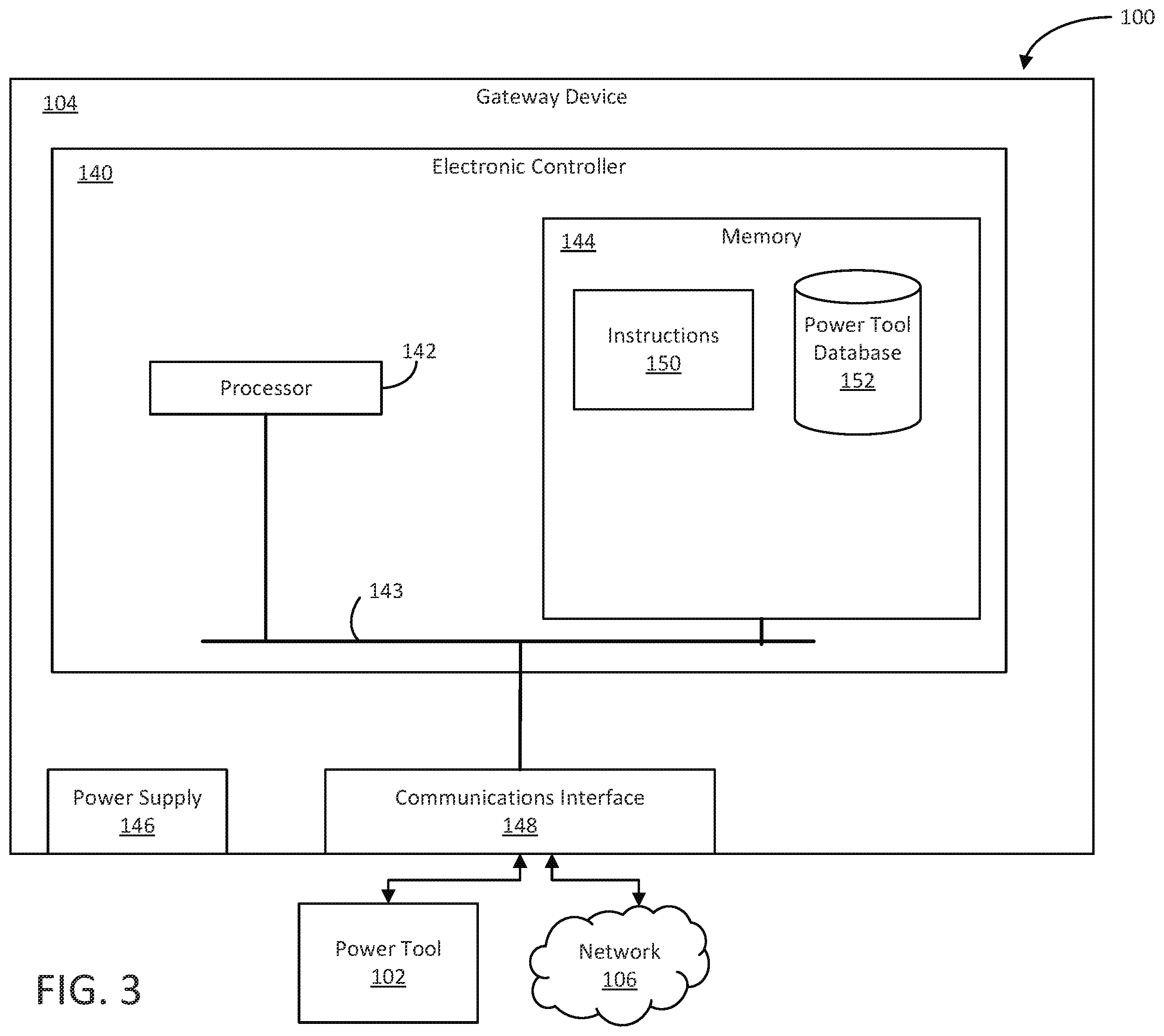 Patent US12552002 Figure 3 – Systems and methods for power tool communication