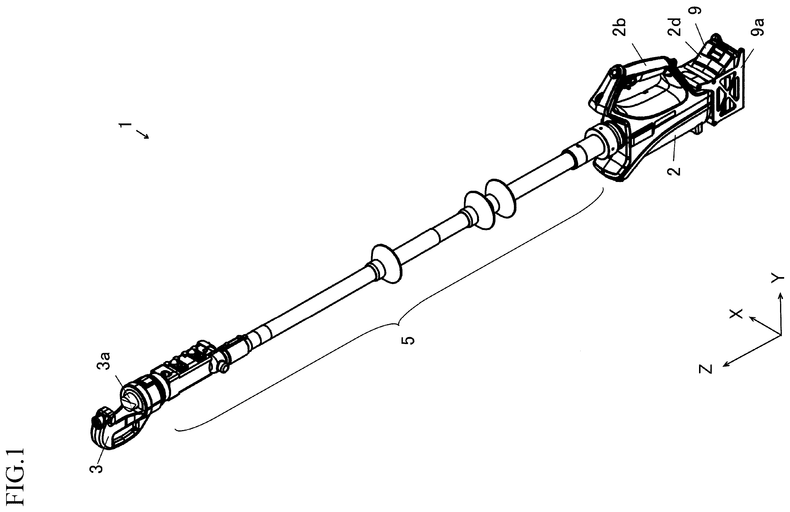 Patent US12552003 Figure 1 – Electric tool