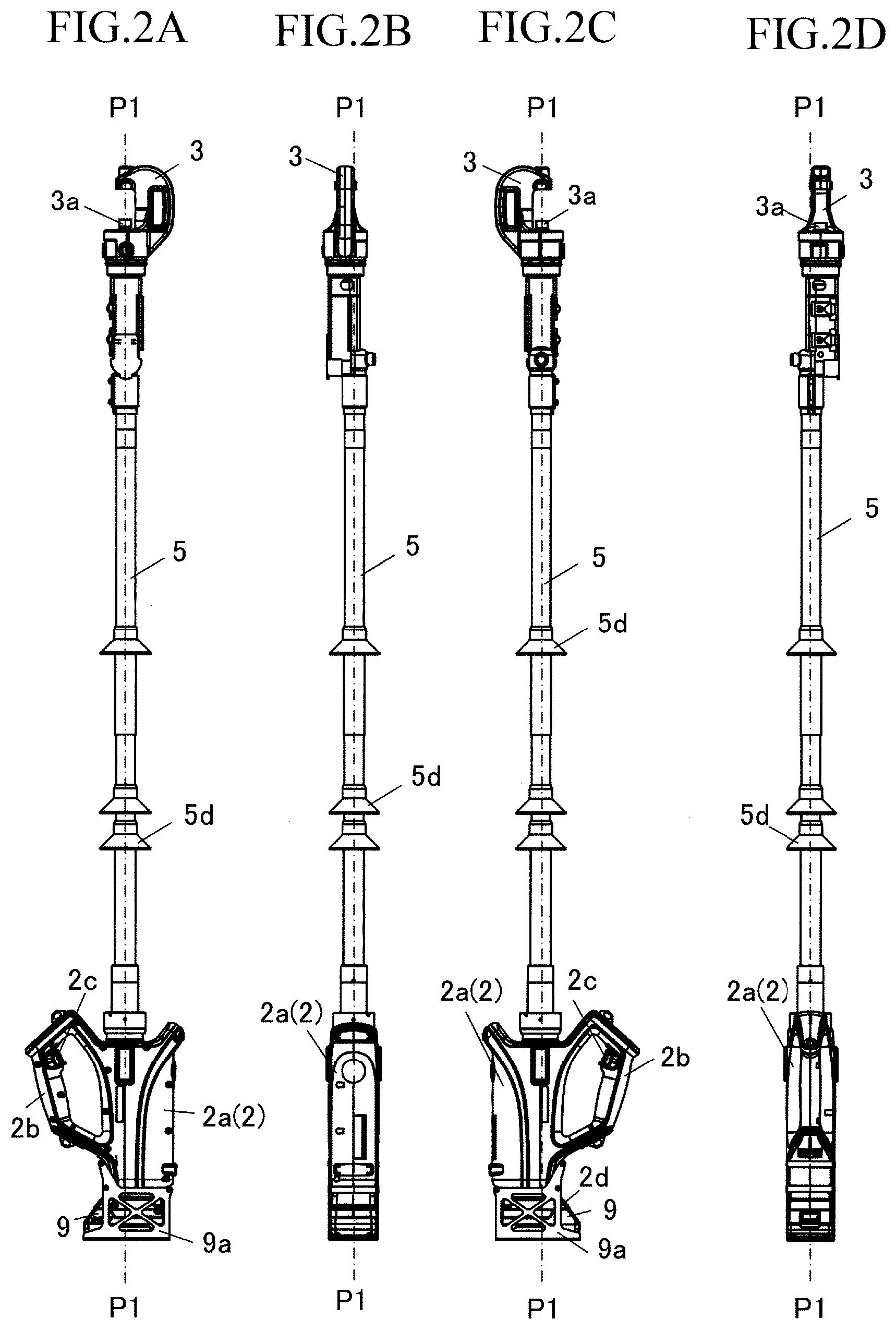 Patent US12552003 Figure 2 – Electric tool