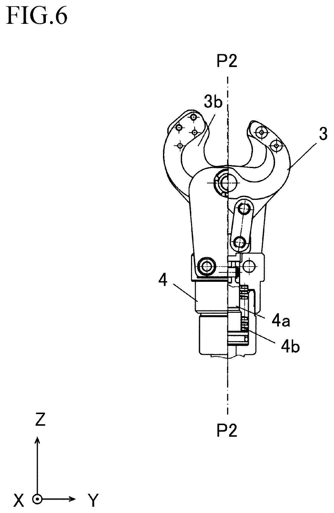Patent US12552003 Figure 6 – Electric tool
