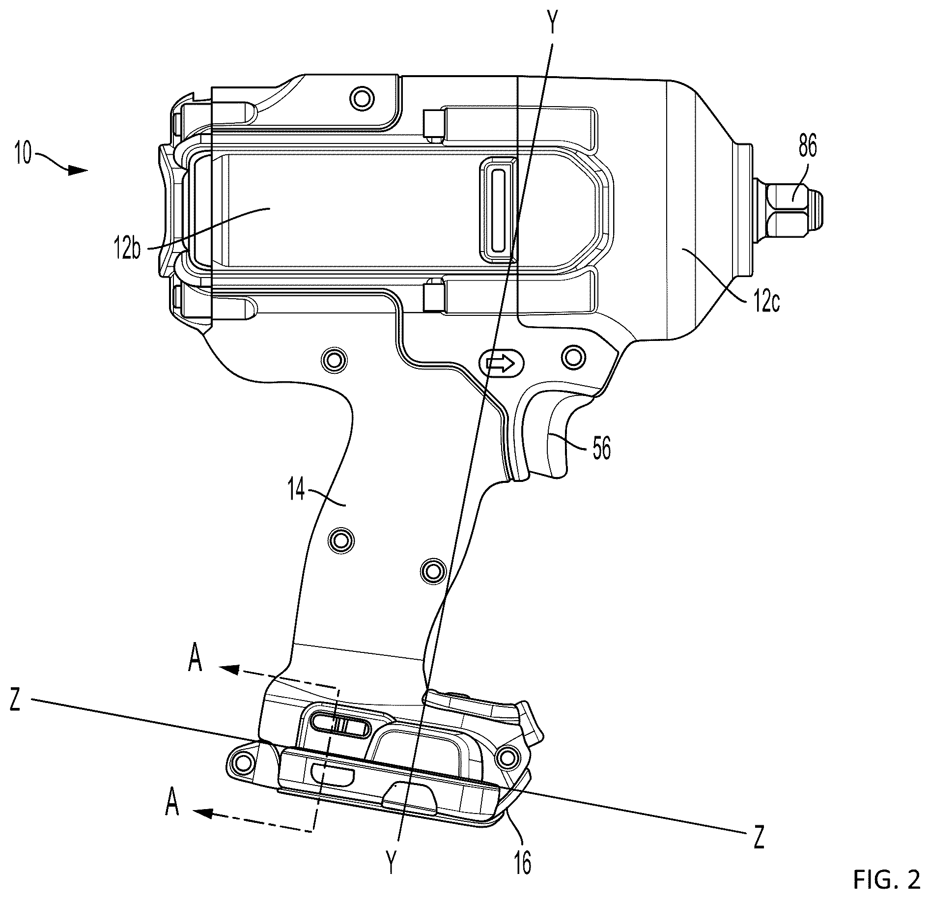 Patent US12552004 Figure 2 – Battery pack isolation system