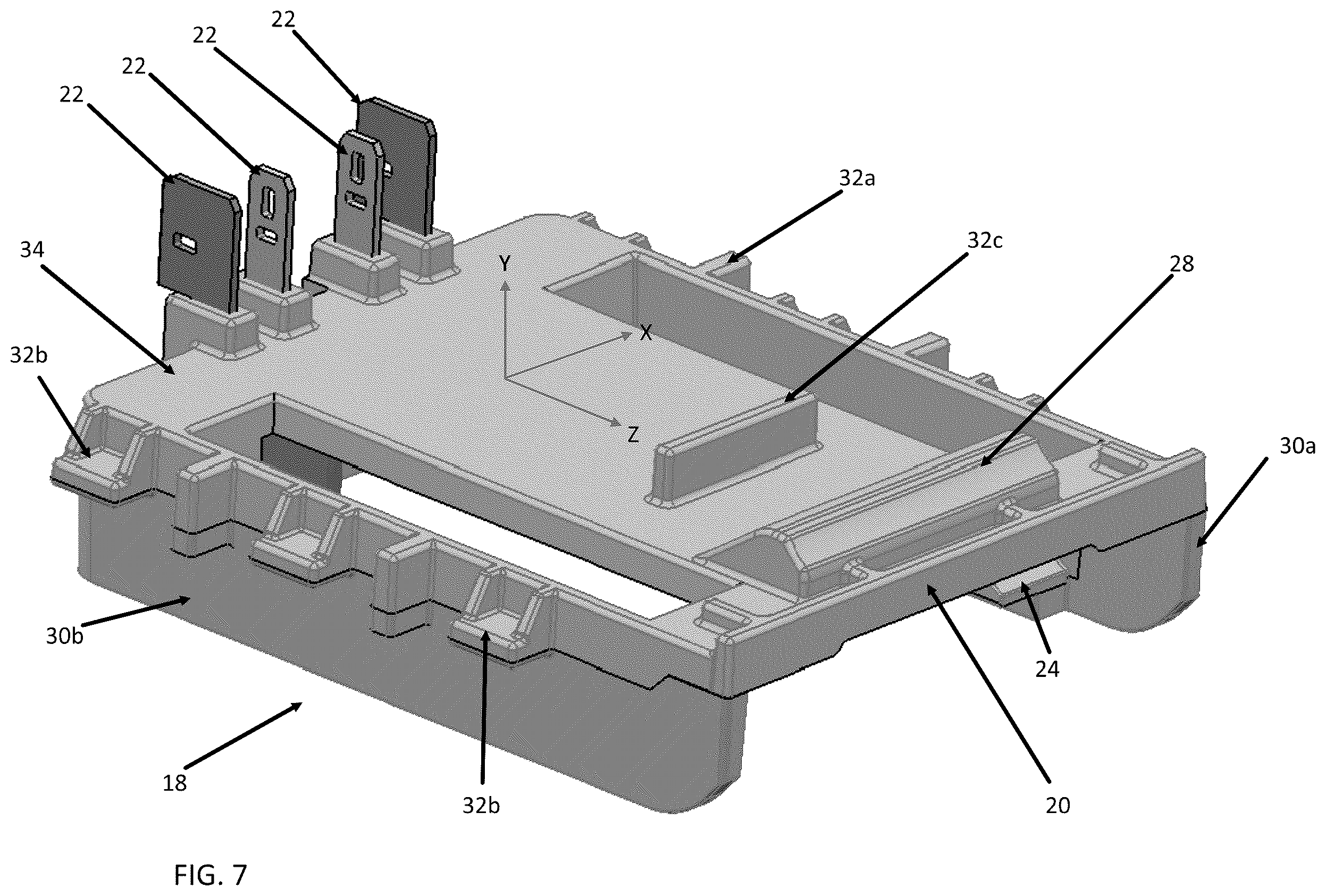 Patent US12552004 Figure 7 – Battery pack isolation system