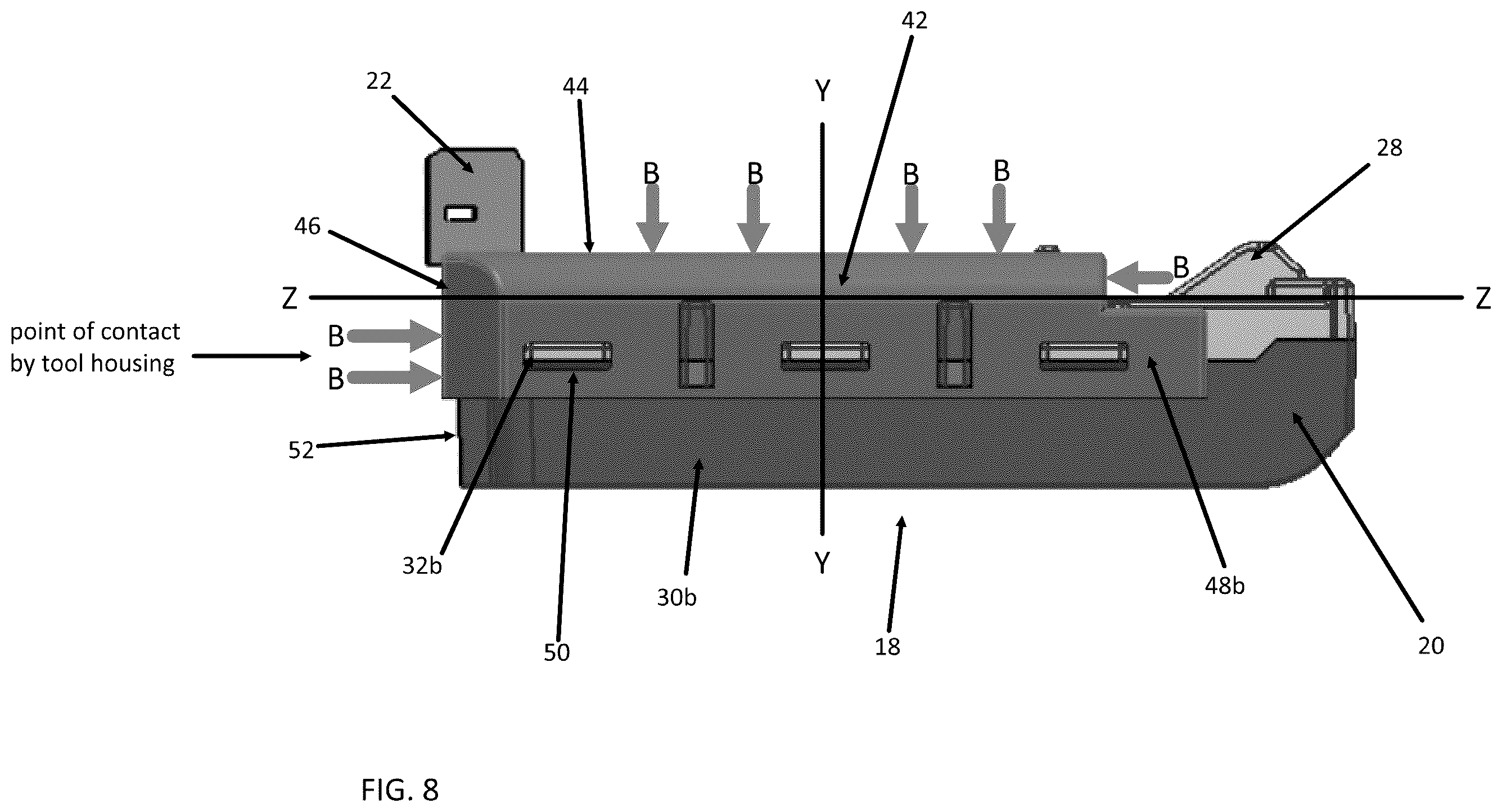 Patent US12552004 Figure 8 – Battery pack isolation system