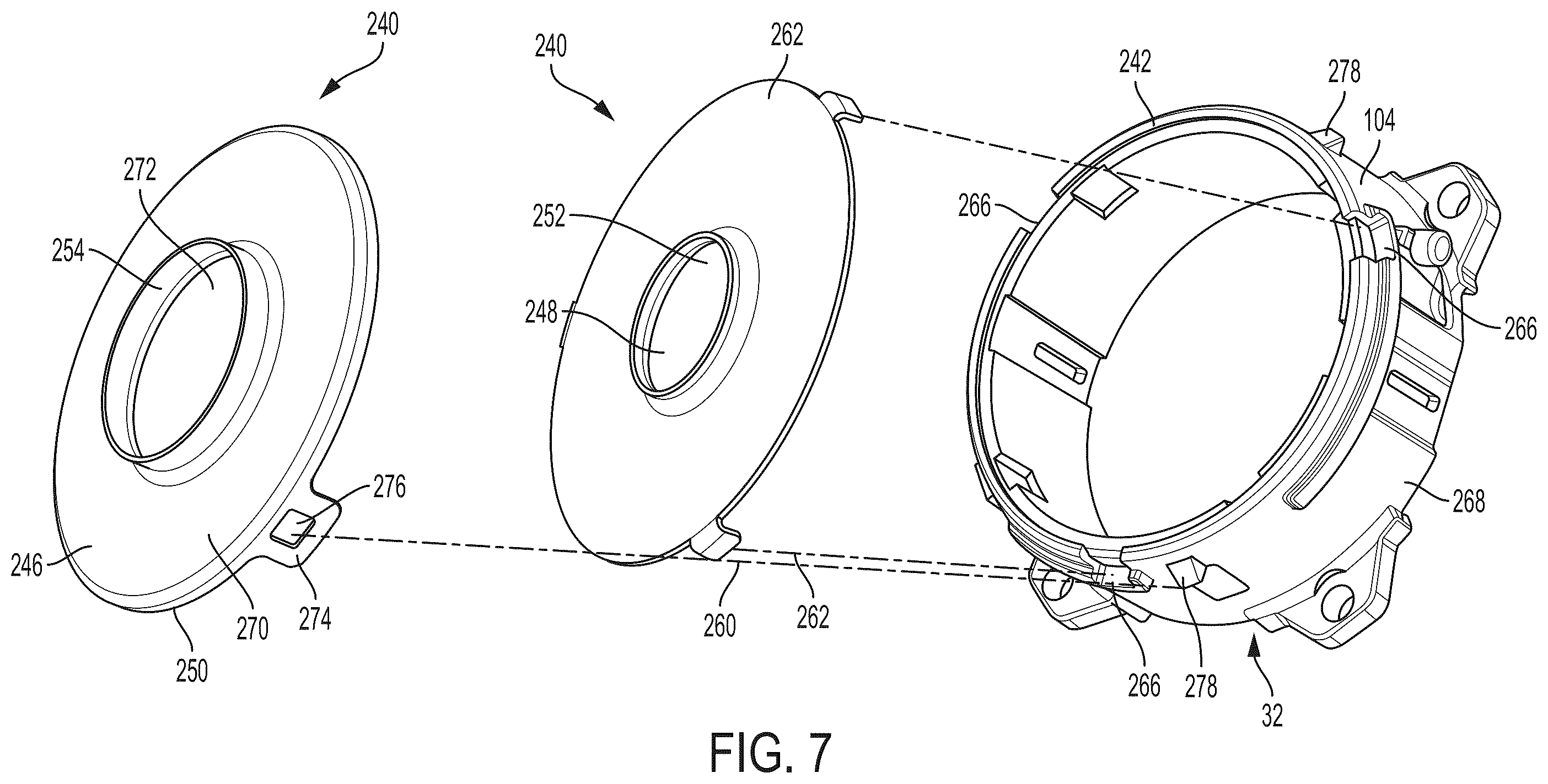 Patent US12552006 Figure 8 – Power tool with partition assembly between transmission and motor