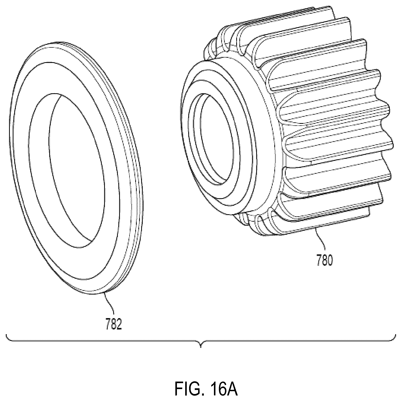Patent US12552006 Figure 16 – Power tool with partition assembly between transmission and motor
