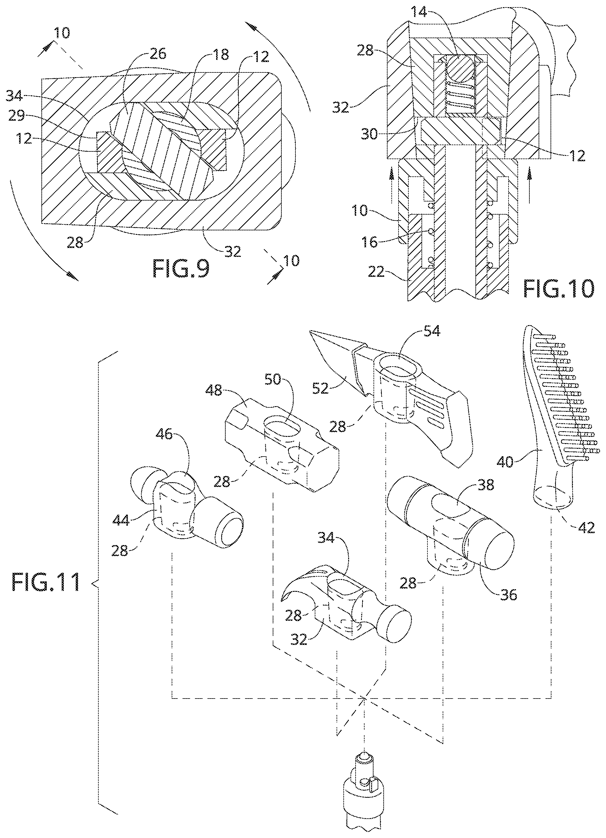 Patent US12552008 Figure 3 – Hand tool with interchangeable heads