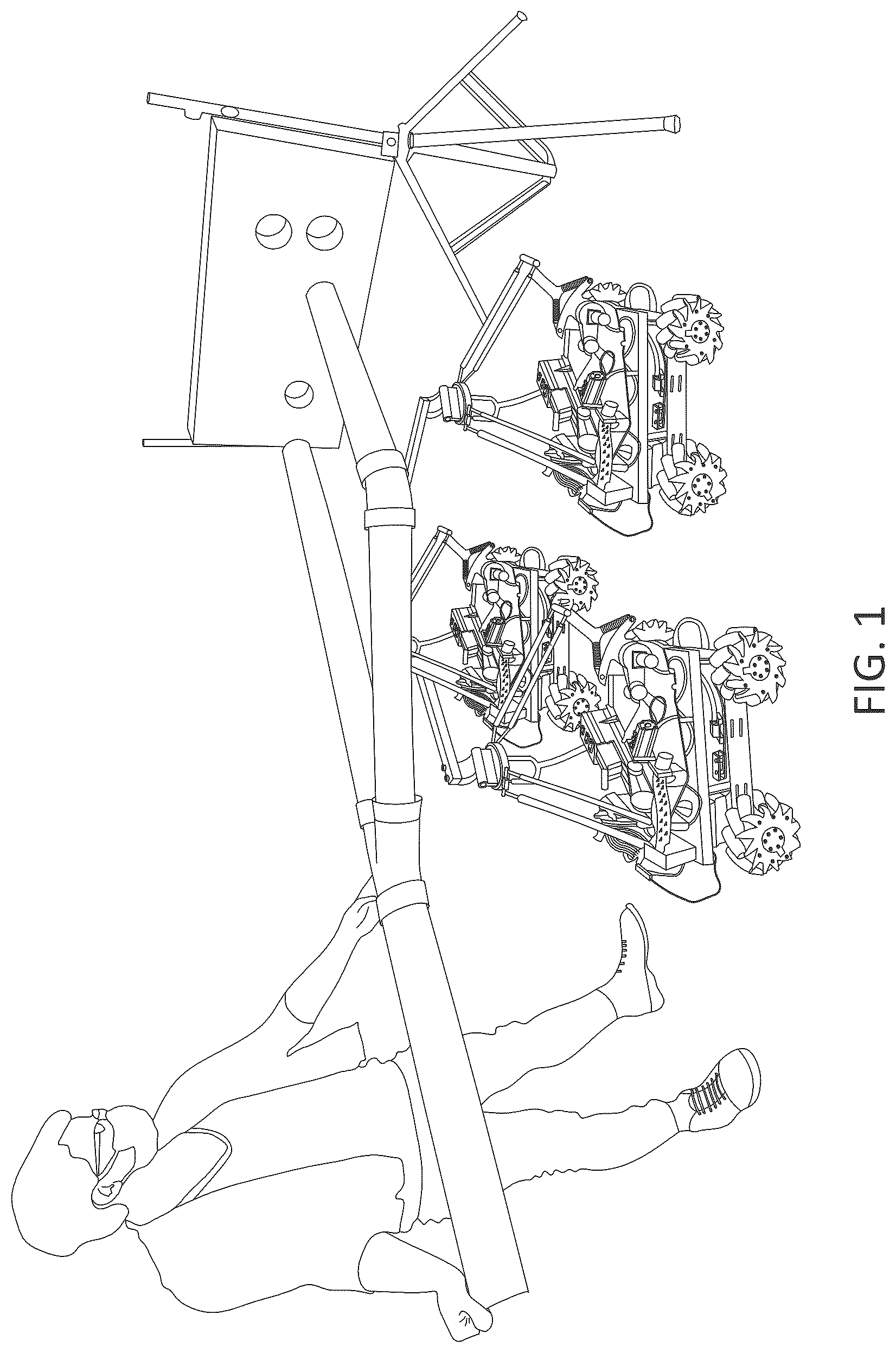 Patent US12552011 Figure 1 – Method and system for multirobot collaborative mobile manipulation