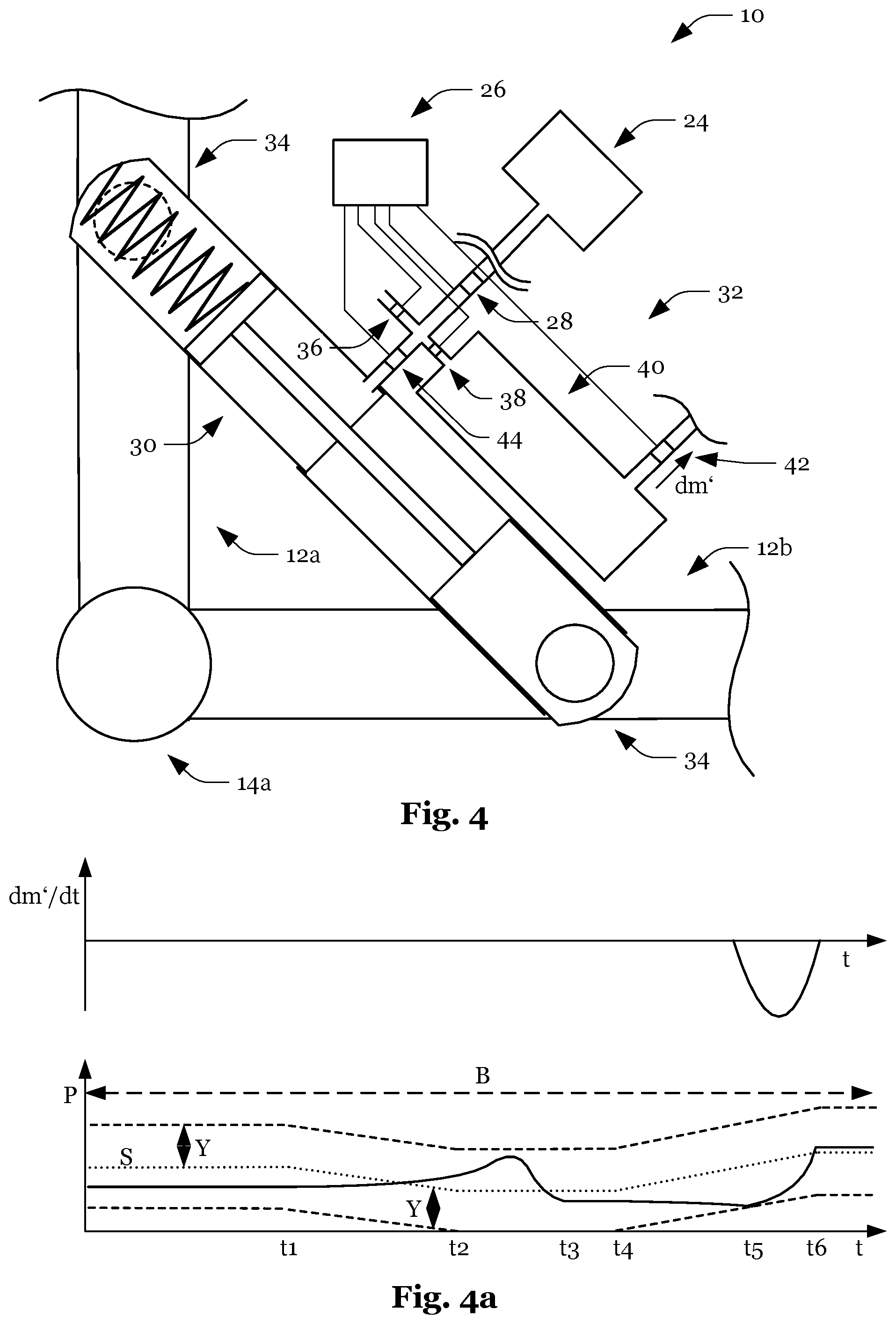 Patent US12552012 Figure 4 – Exoskeleton having a pneumatic actuator