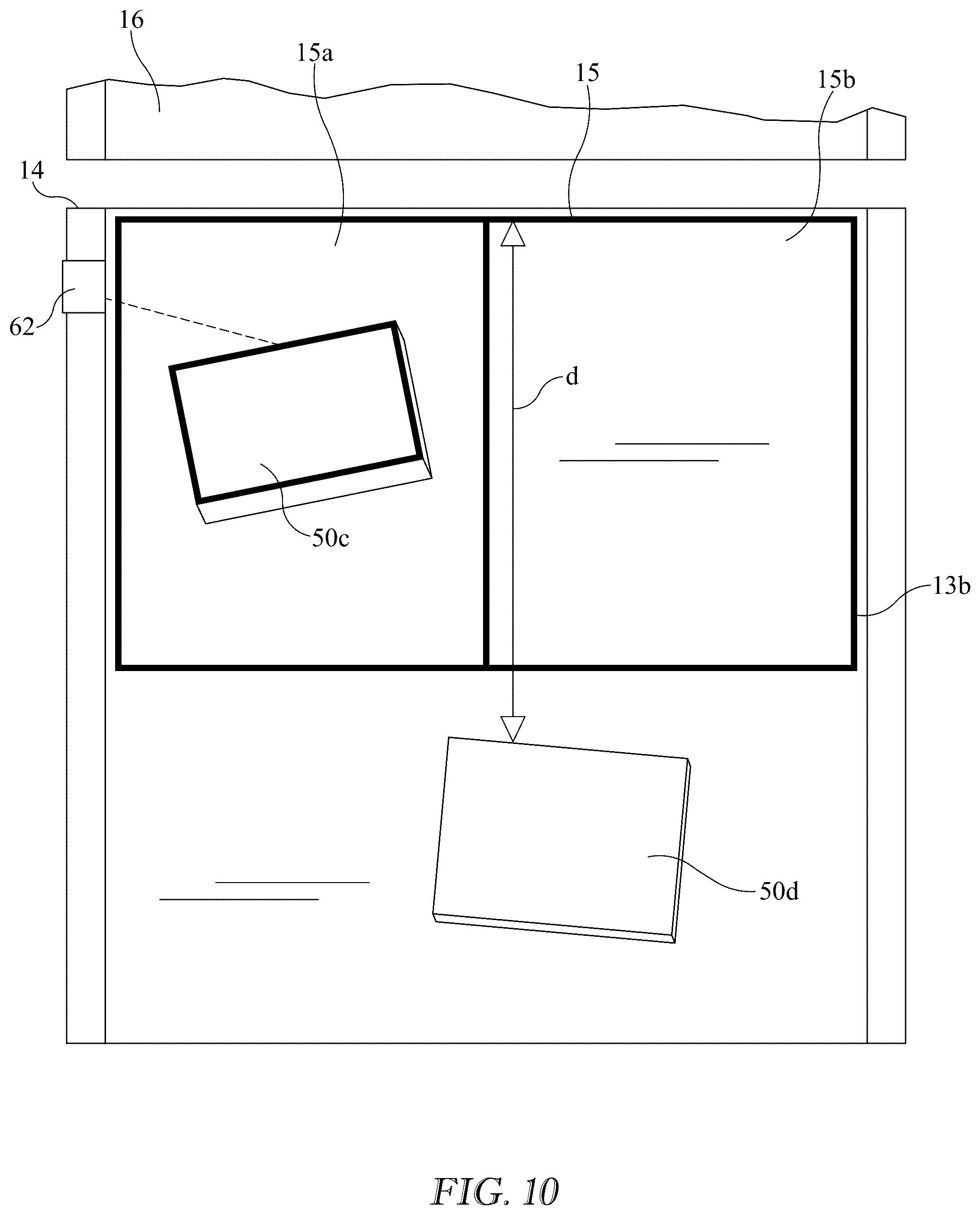 Patent US12552014 Figure 8 – Conveyor system with multiple robot singulators