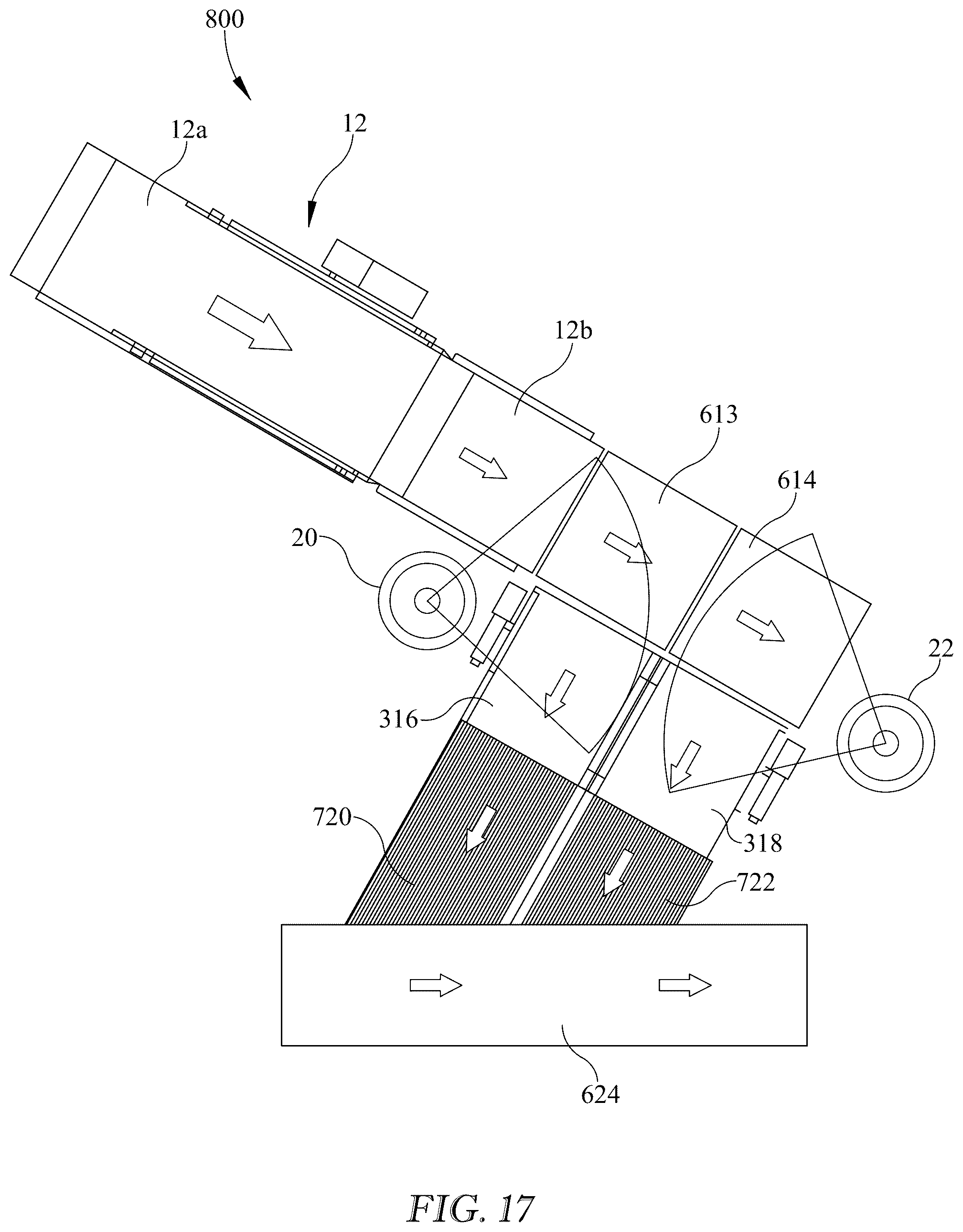 Patent US12552014 Figure 15 – Conveyor system with multiple robot singulators