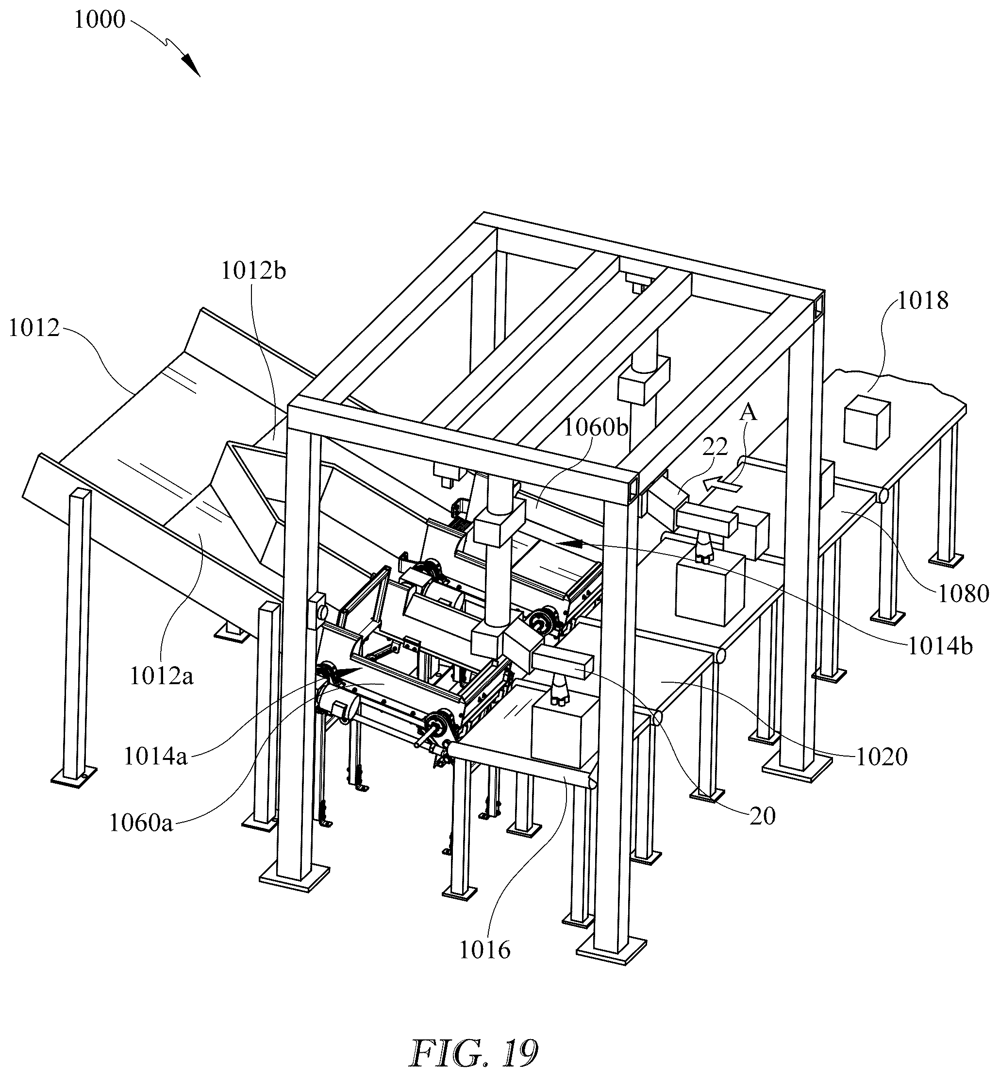 Patent US12552014 Figure 17 – Conveyor system with multiple robot singulators