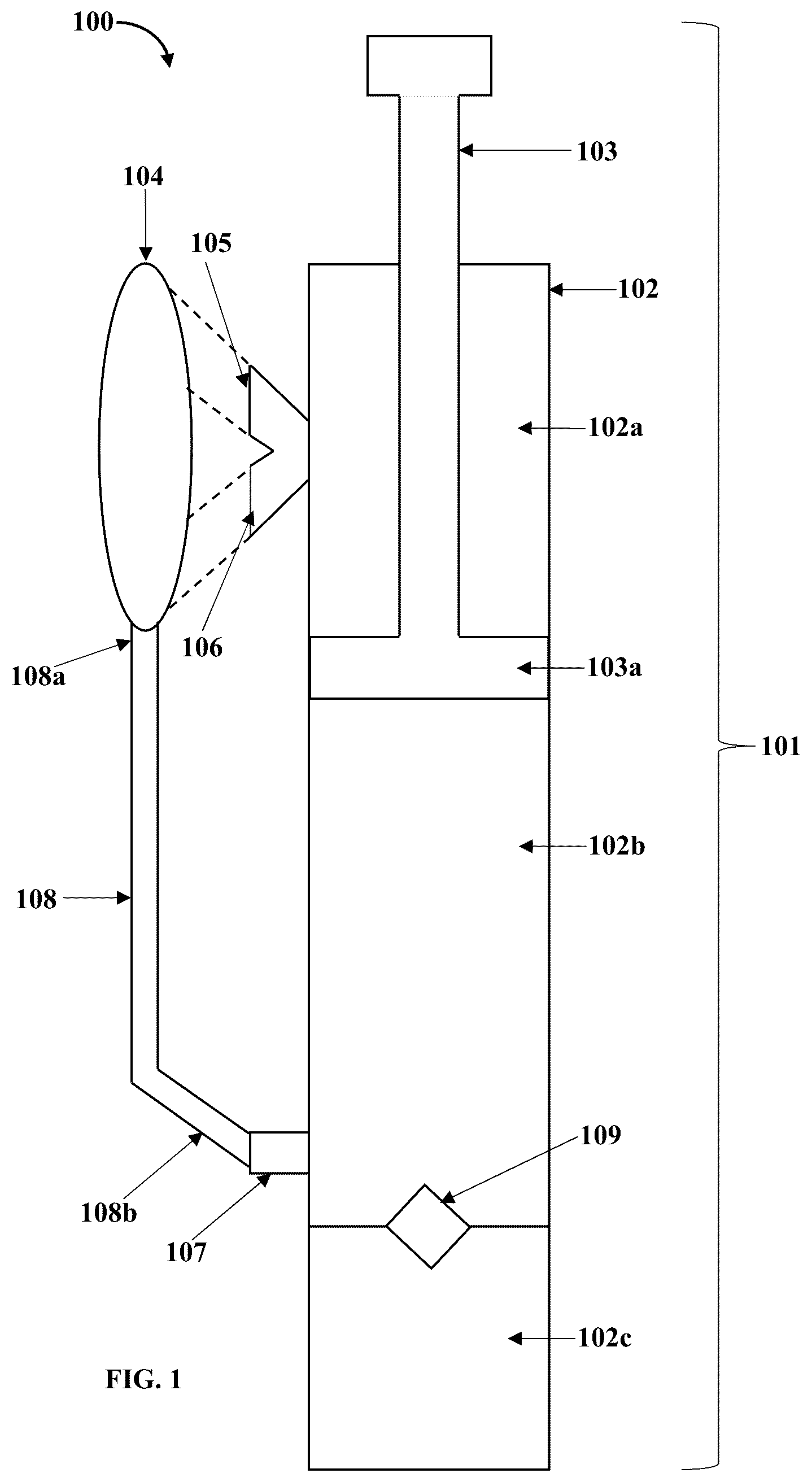 Patent US12552016 Figure 1 – System and method for piston recoil pressure adjustment