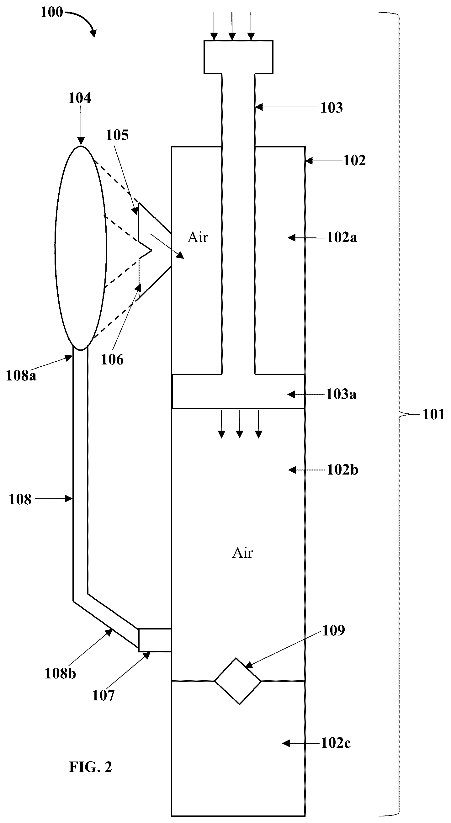 Patent US12552016 Figure 2 – System and method for piston recoil pressure adjustment