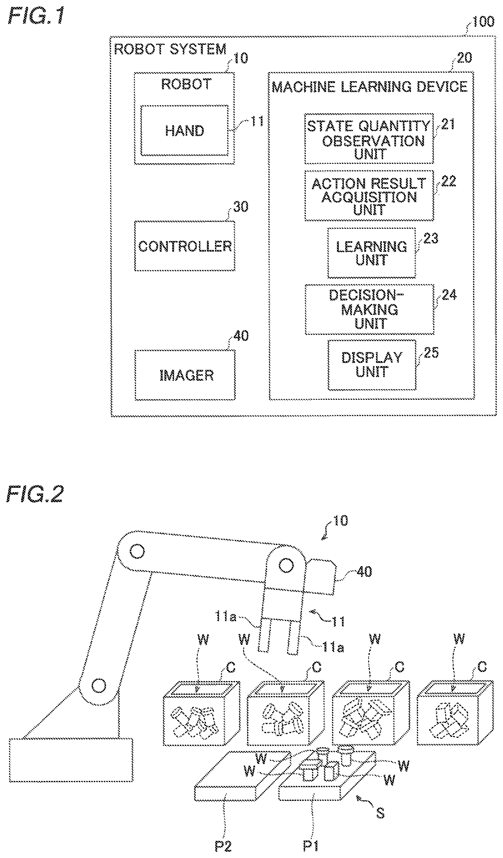 Patent US12552019 Figure 1 – Machine learning method and robot system