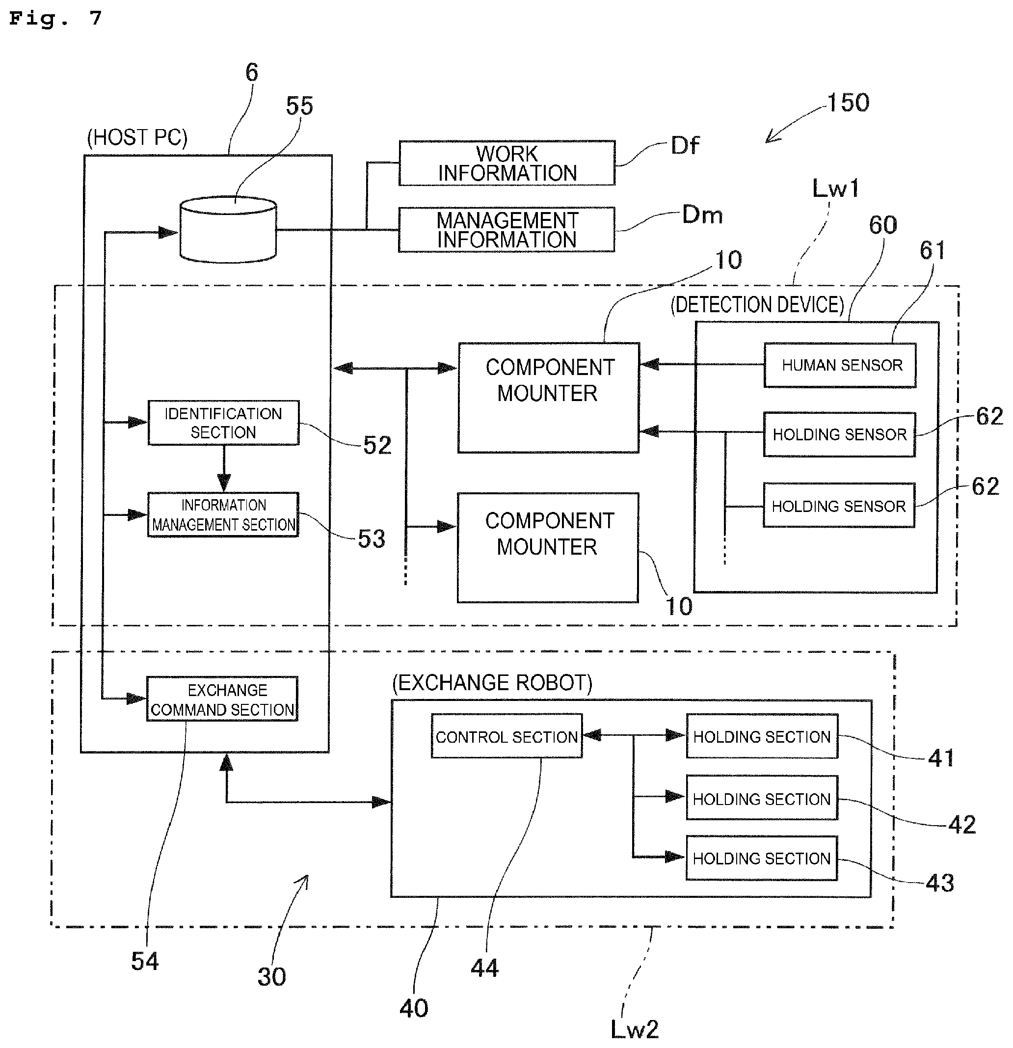 Patent US12552031 Figure 6 – Work management system