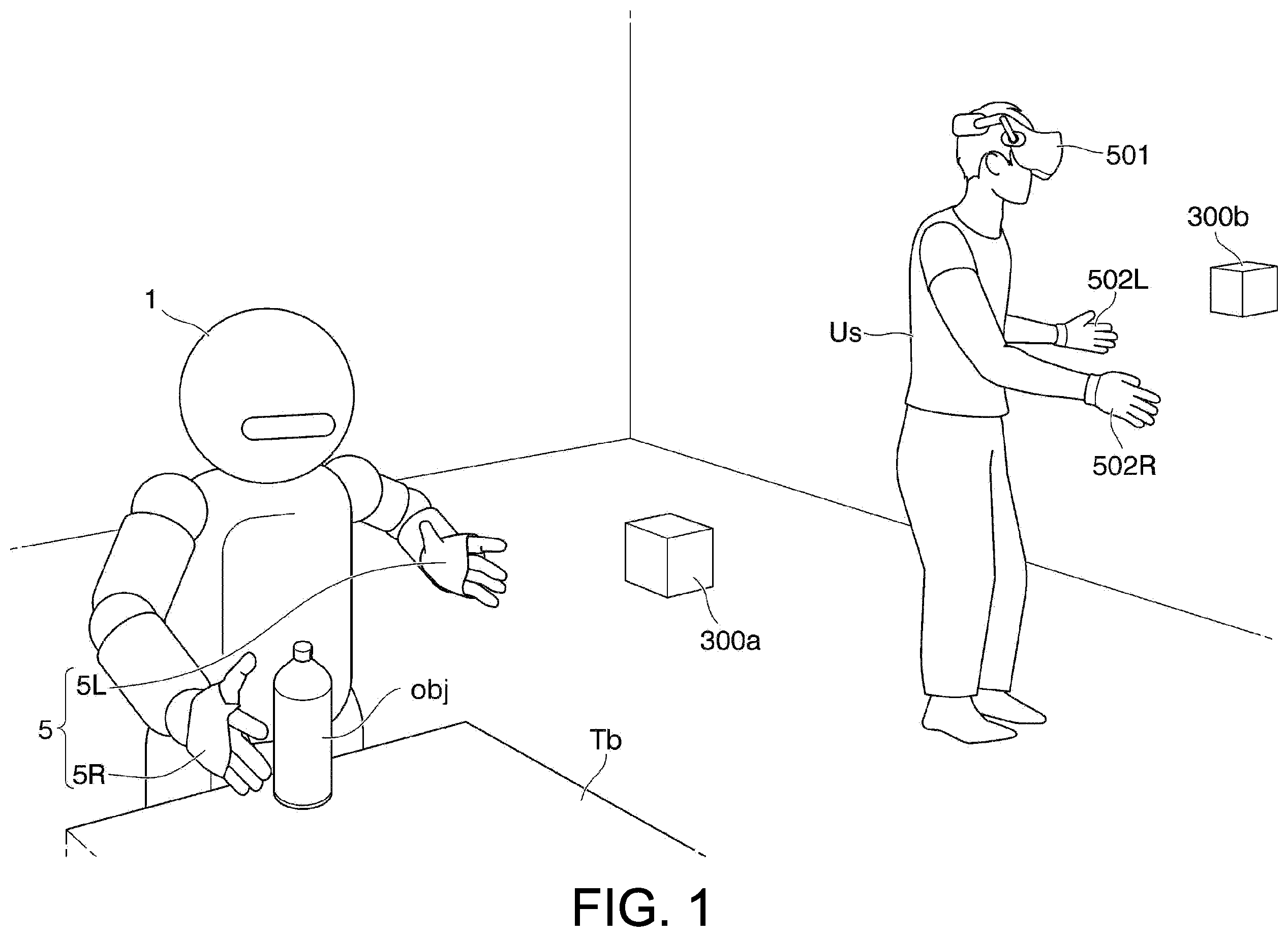 Patent US12552037 Figure 1 – Remote control system