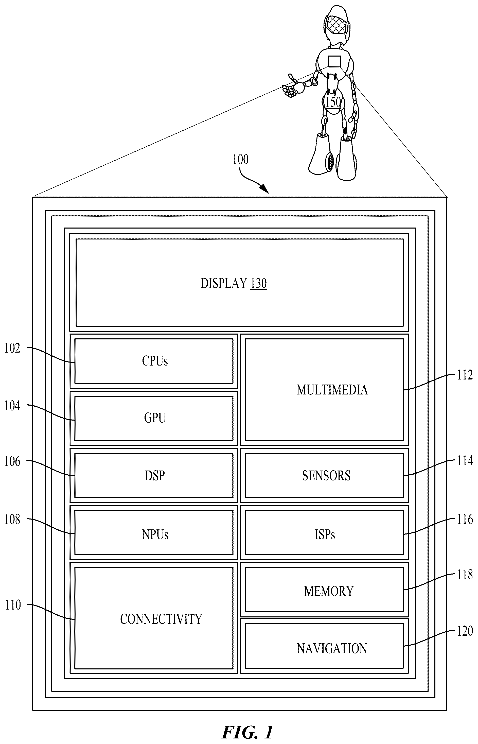 Patent US12552040 Figure 1 – System and method for unknown object manipulation from pure synthetic stereo data