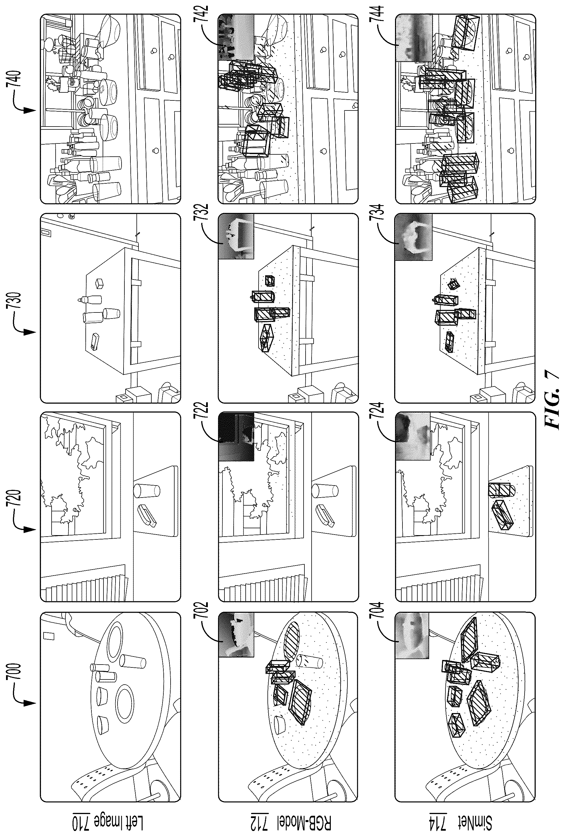 Patent US12552040 Figure 7 – System and method for unknown object manipulation from pure synthetic stereo data