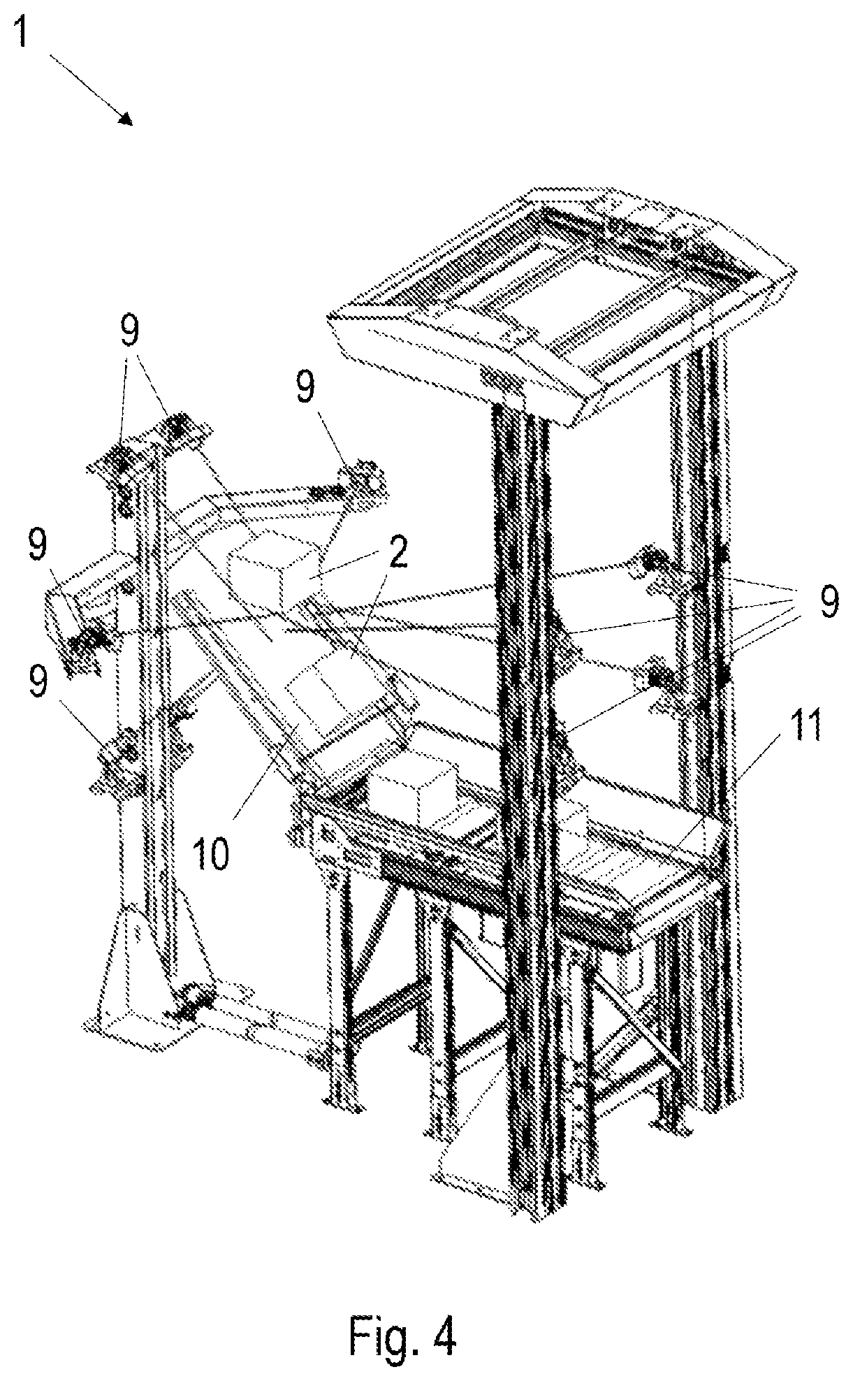 Patent US12552041 Figure 4 – System for separating and identifying articles
