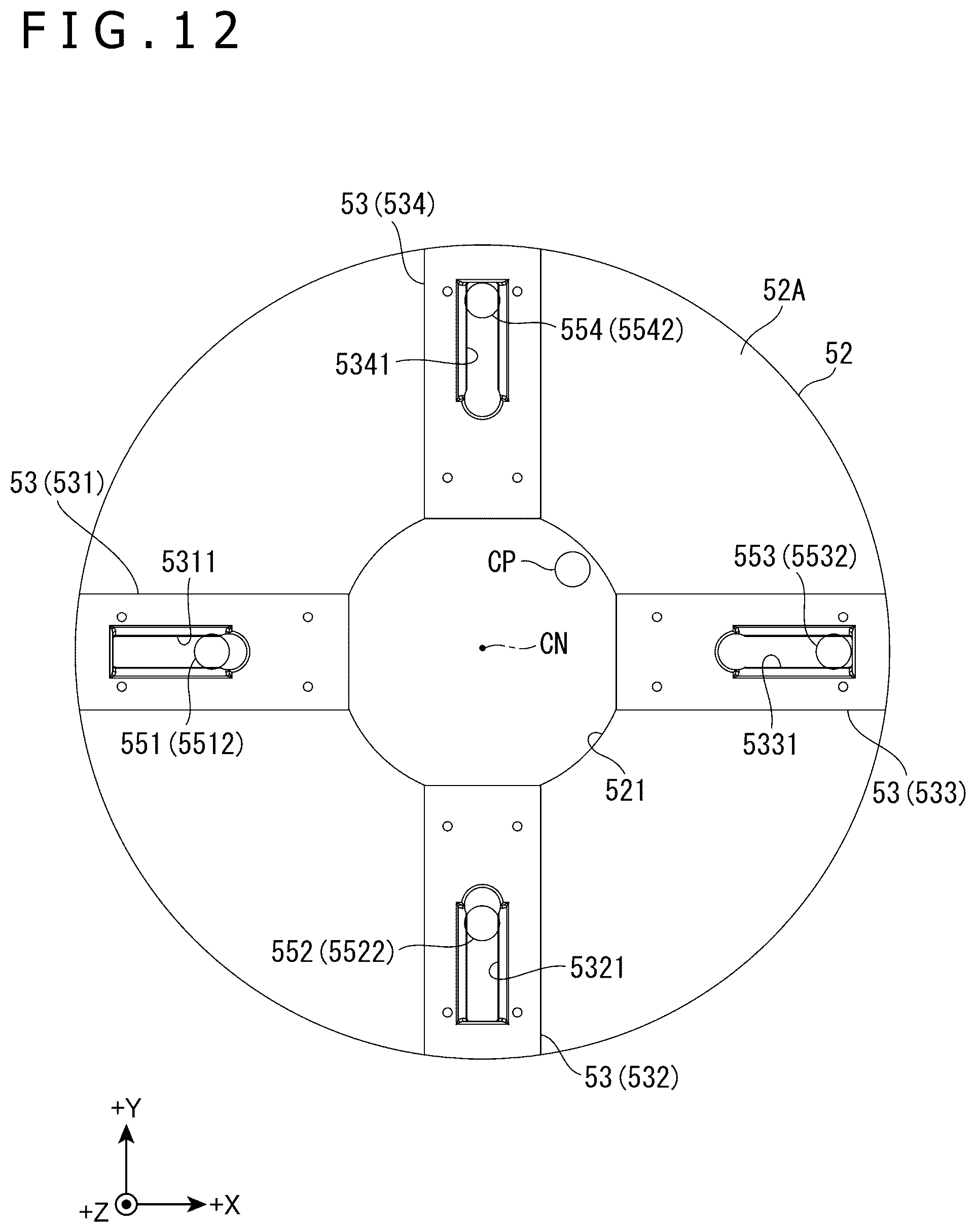 Patent US12552049 Figure 12 – Drive device, manipulator, puppet operating device, and movable base