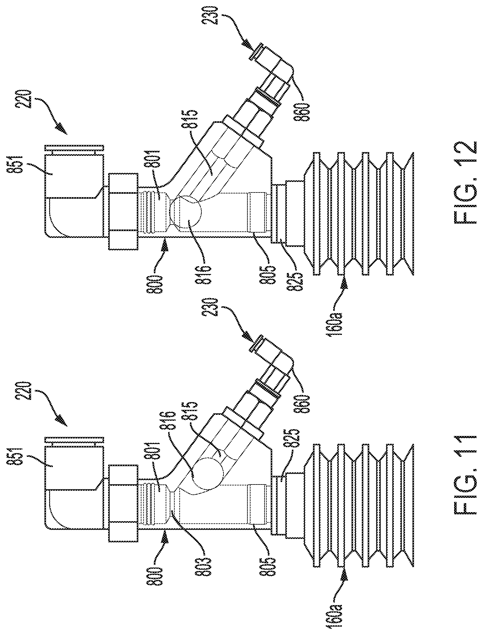 Patent US12552050 Figure 10 – Unidirectional valve for suction-based end effector of robotic arm