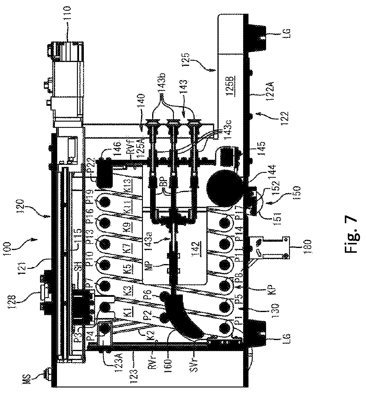 Patent US12552051 Figure 7 – Object conveying robot