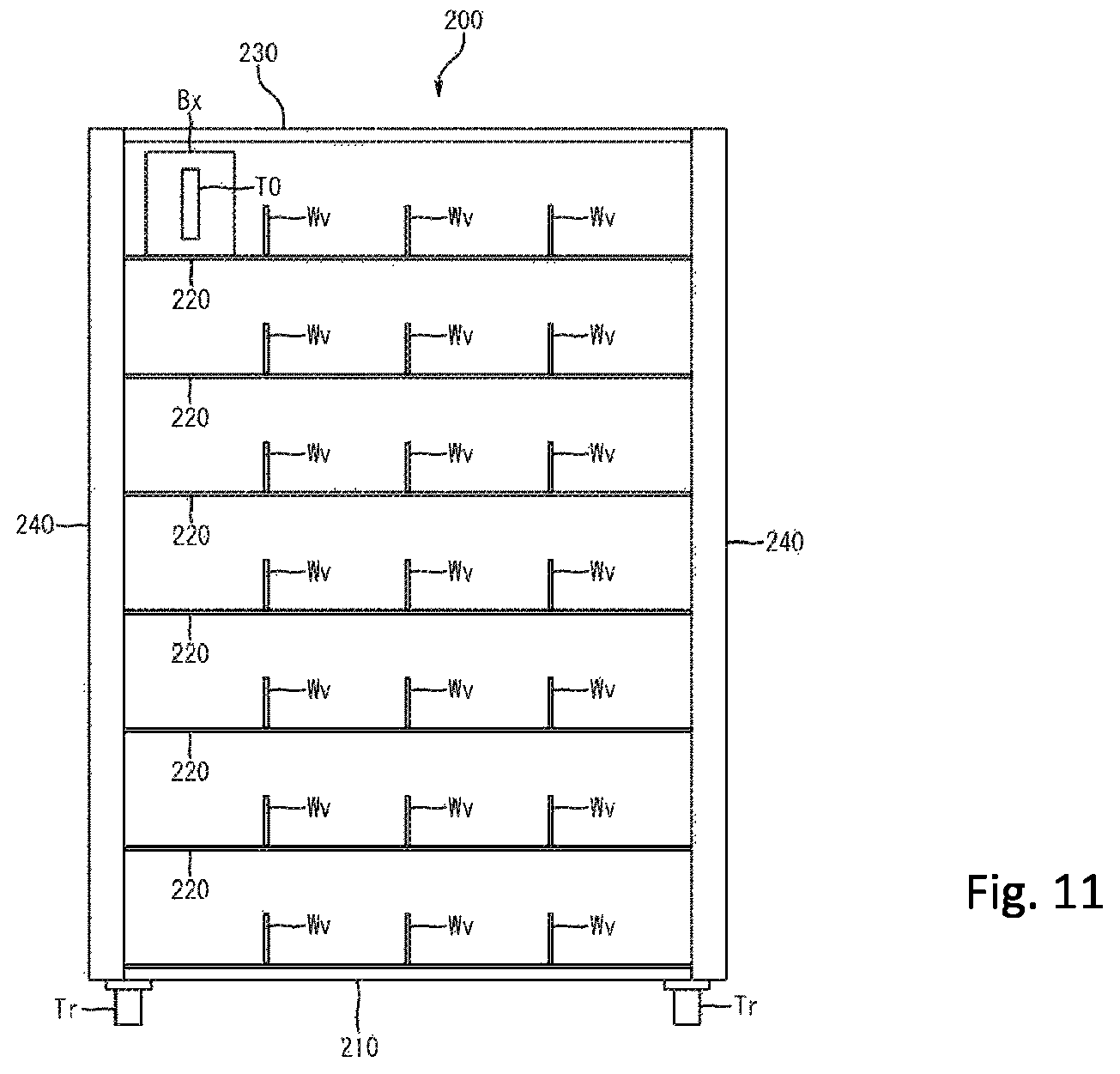 Patent US12552051 Figure 11 – Object conveying robot