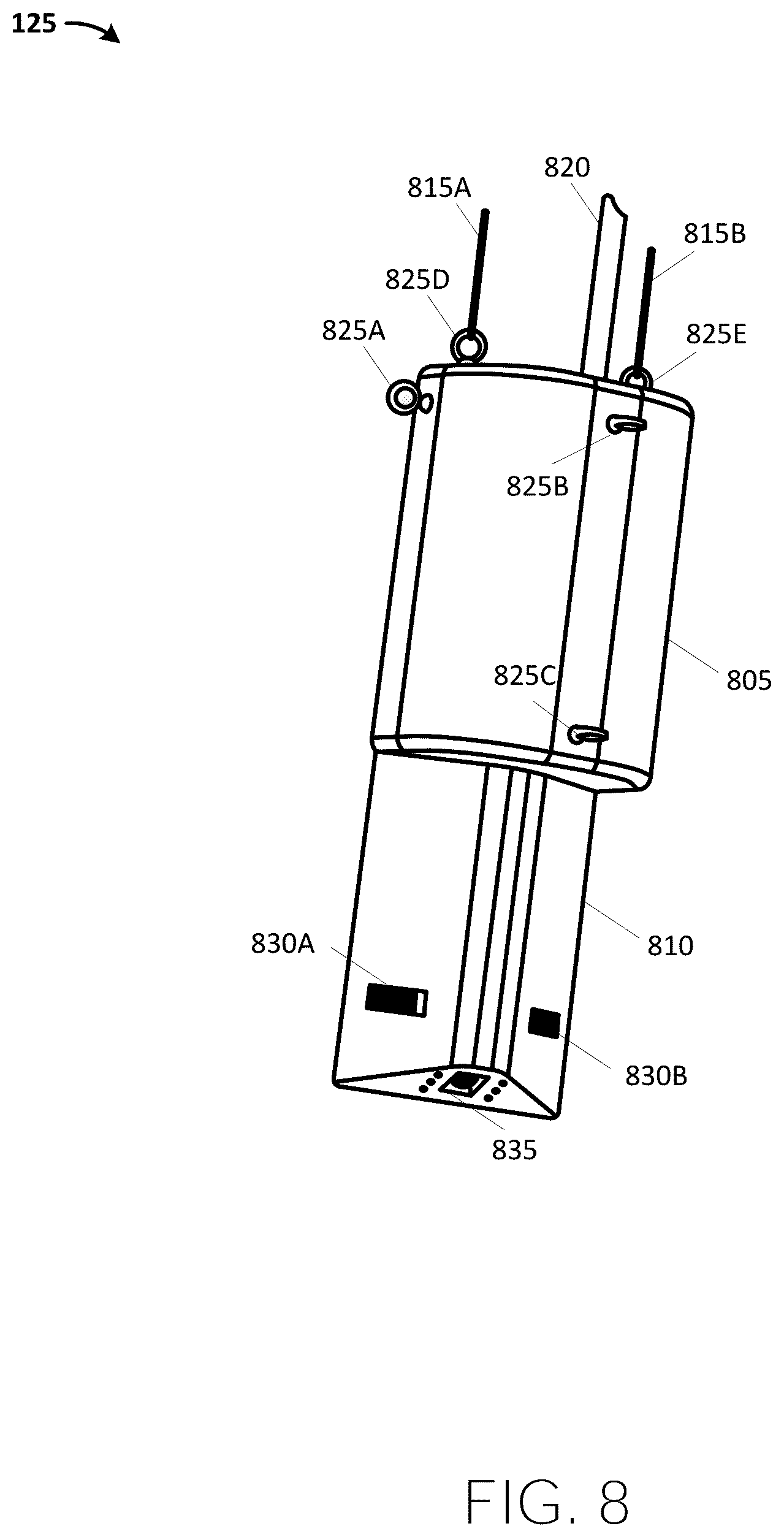 Patent US12552052 Figure 8 – Robotic systems and methods for tank seal inspection
