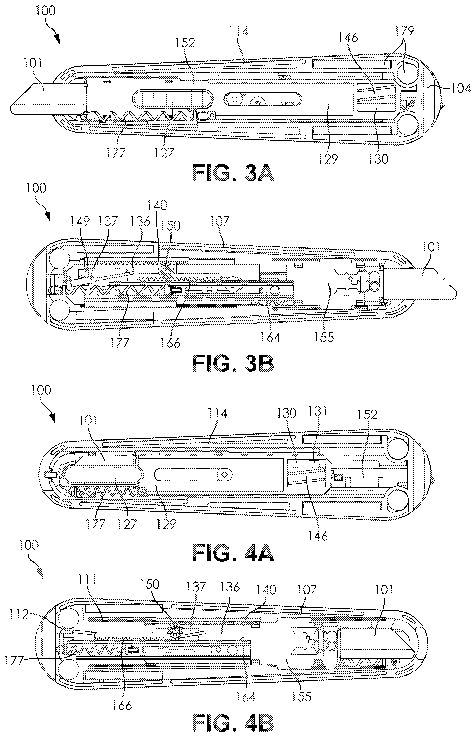Patent US12552055 Figure 2 – Retractable utility knife