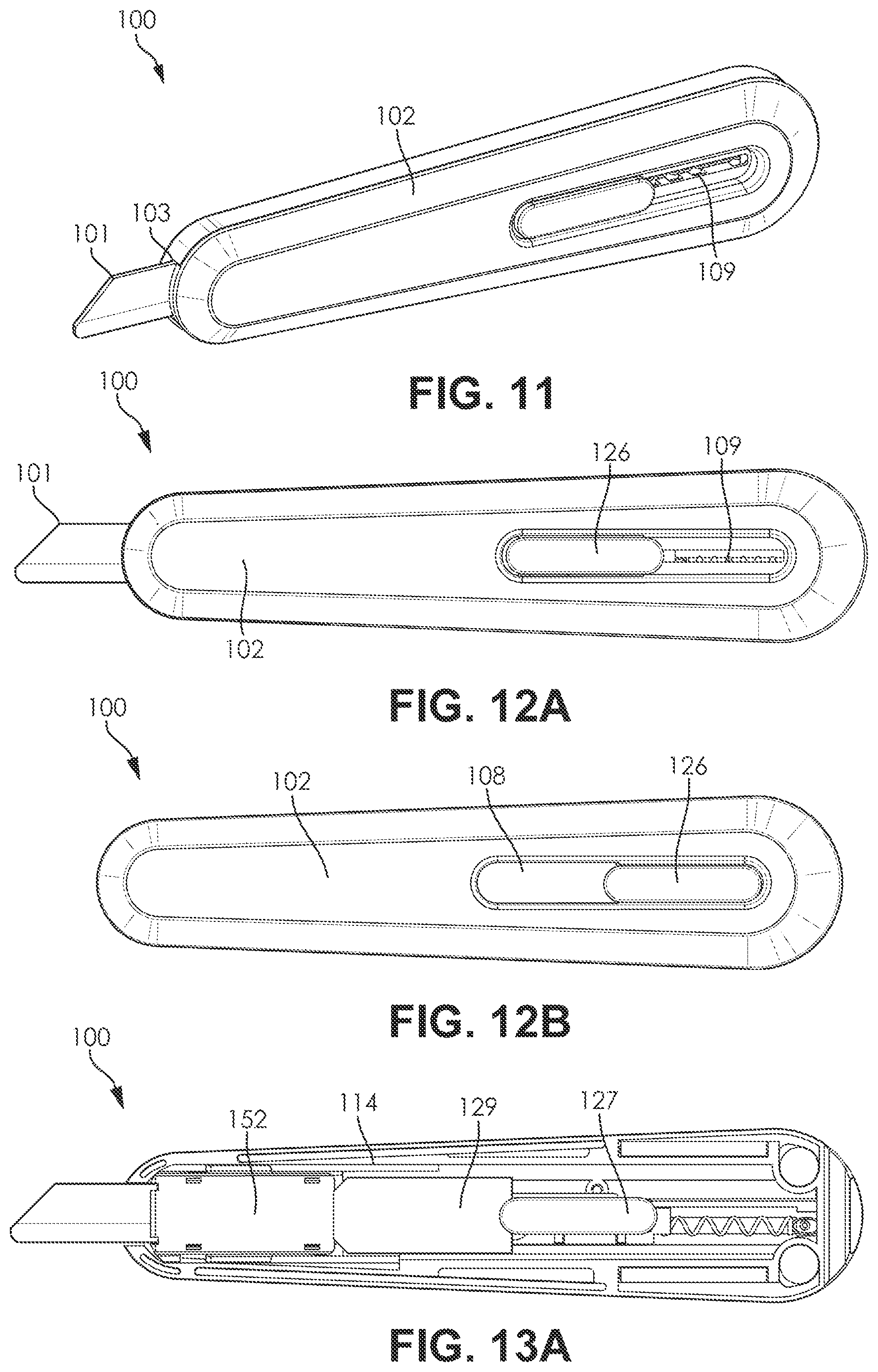Patent US12552055 Figure 7 – Retractable utility knife