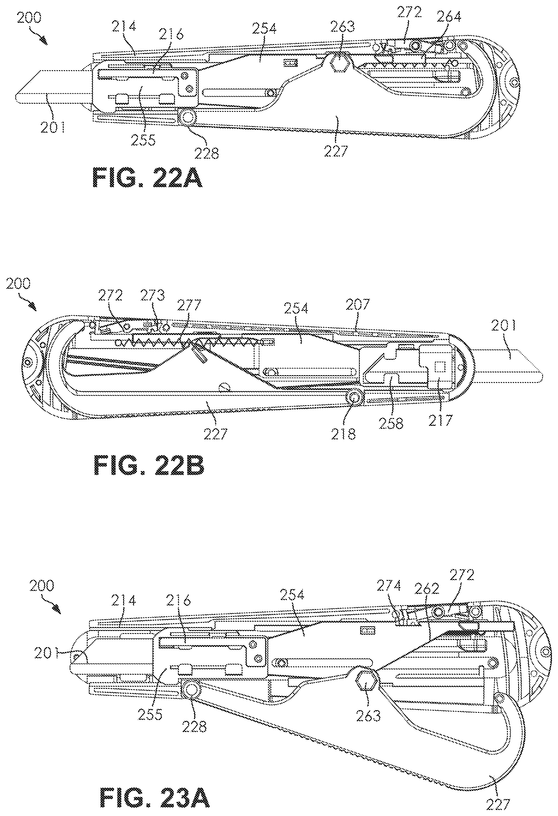 Patent US12552055 Figure 13 – Retractable utility knife