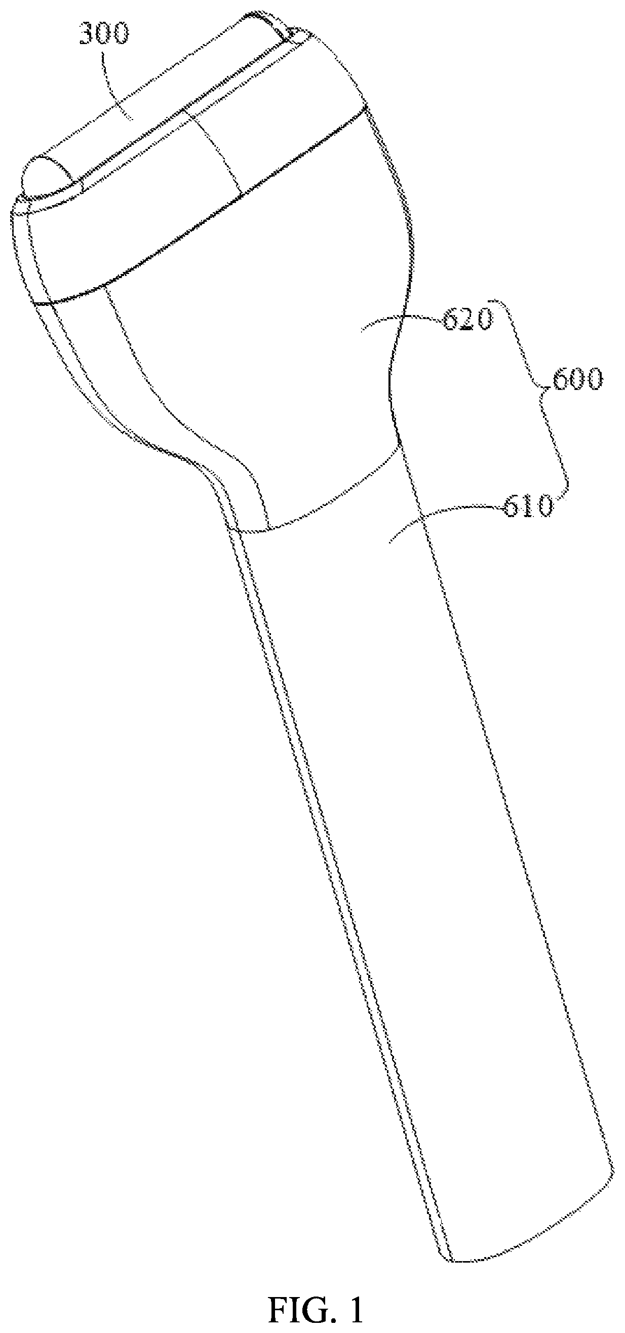 Patent US12552056 Figure 1 – Electric shaver