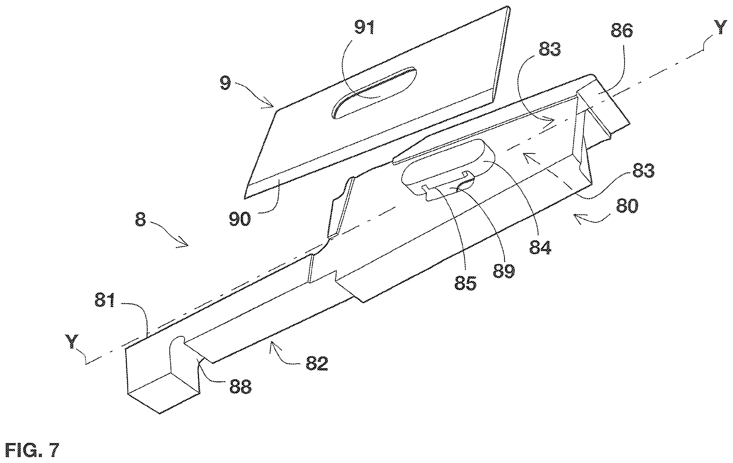 Patent US12552060 Figure 7 – Refined device for cutting tapes