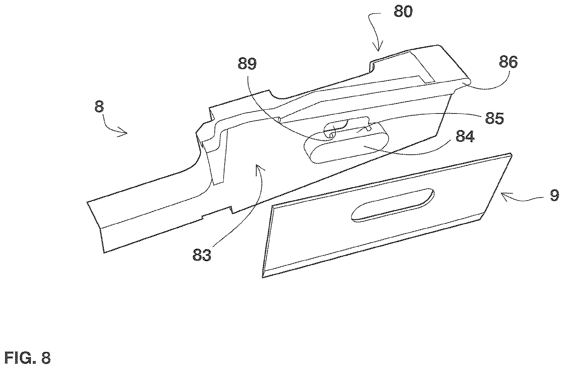 Patent US12552060 Figure 8 – Refined device for cutting tapes