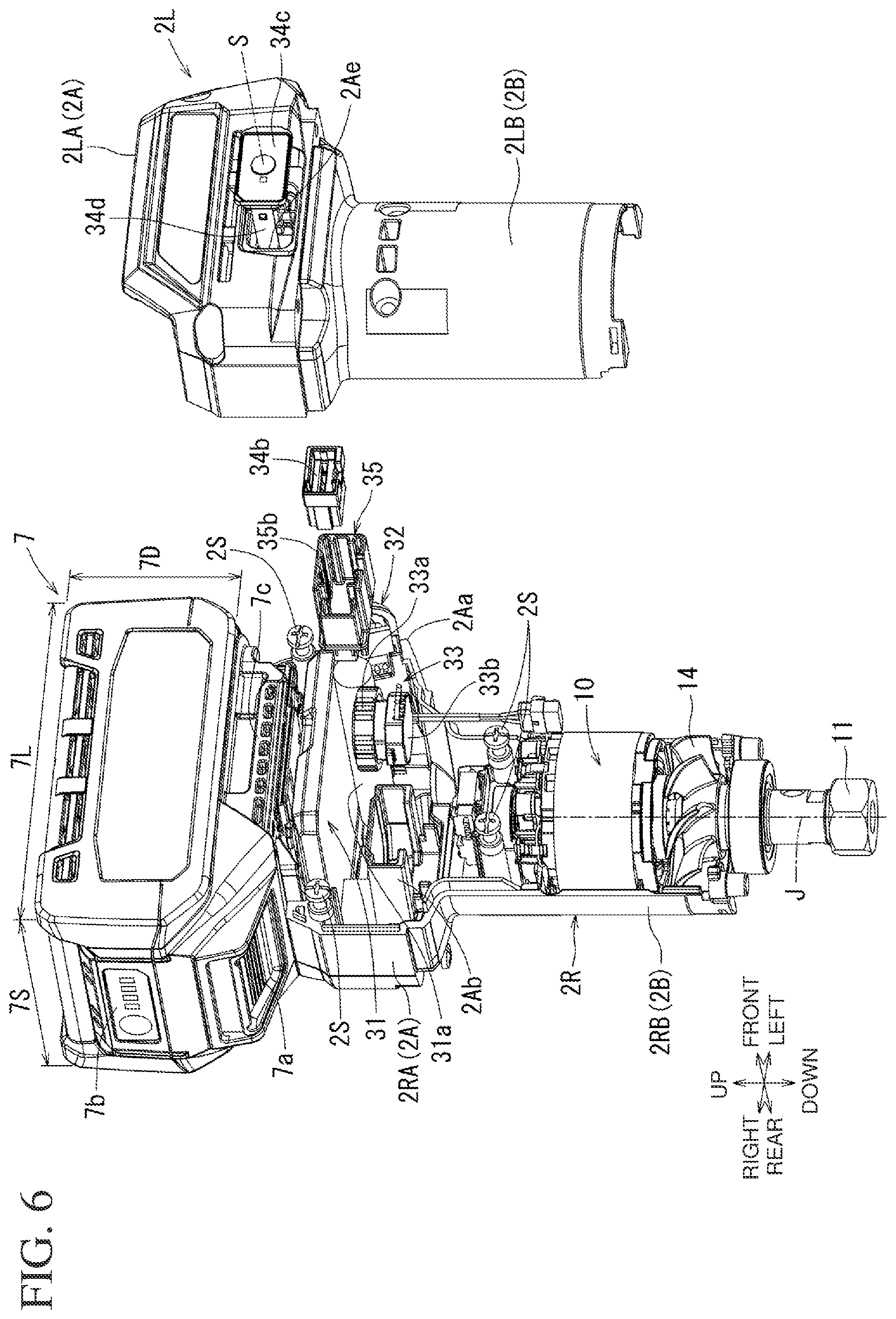 Patent US12552061 Figure 6 – Portable machining apparatus