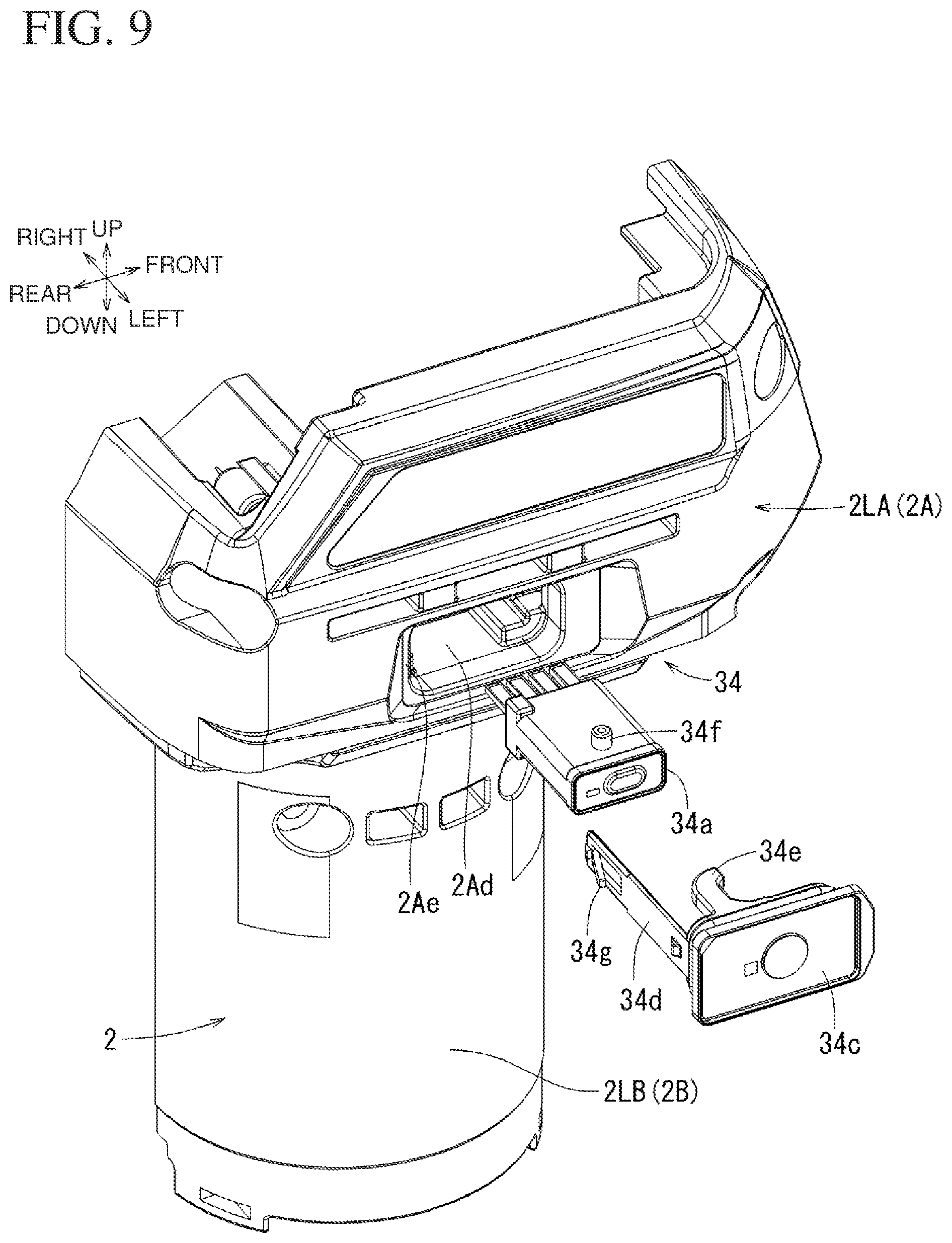 Patent US12552061 Figure 9 – Portable machining apparatus