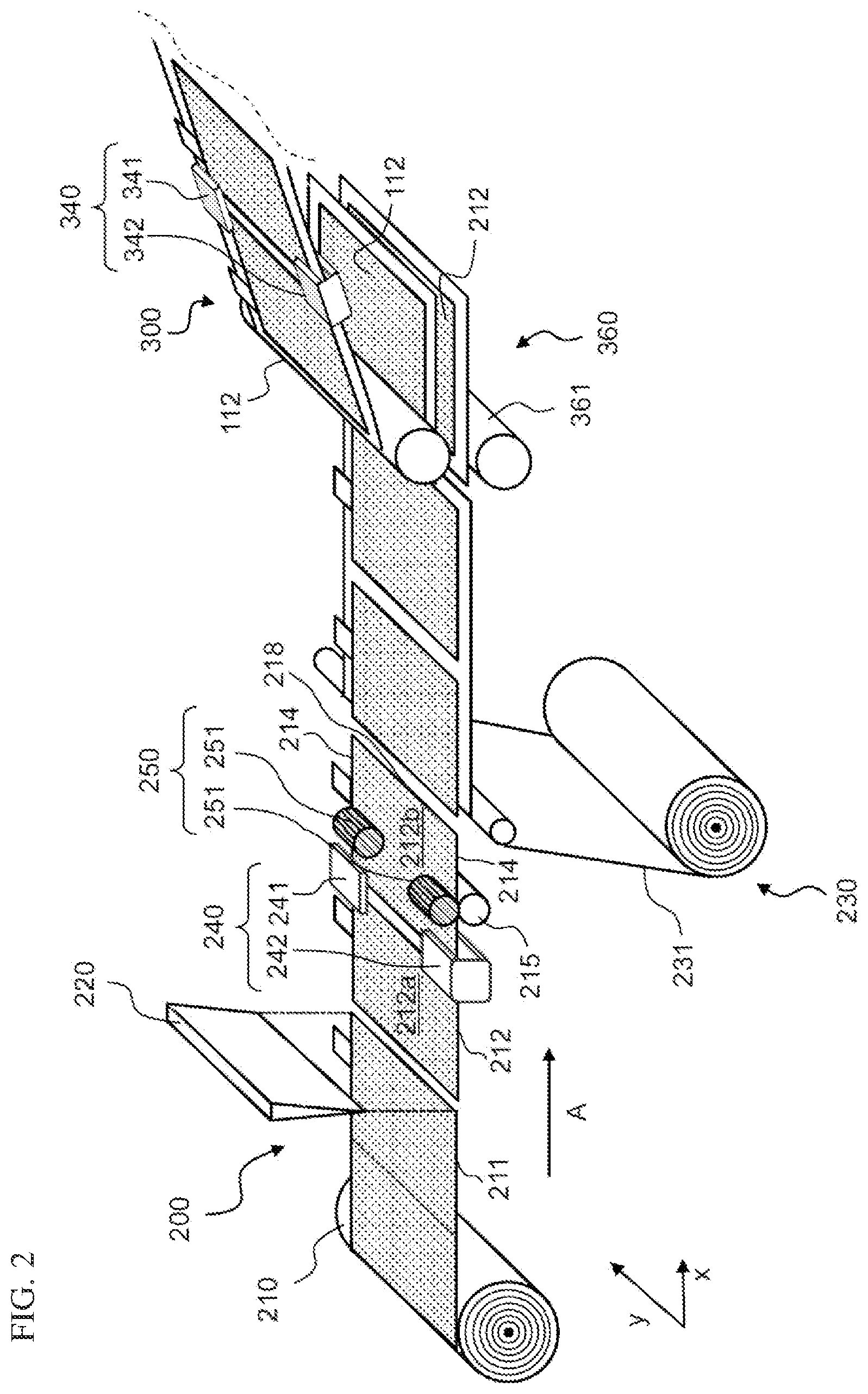 Patent US12552062 Figure 2 – Electrode manufacturing apparatus including electrode alignment unit and electrode assembly manufacturing apparatus