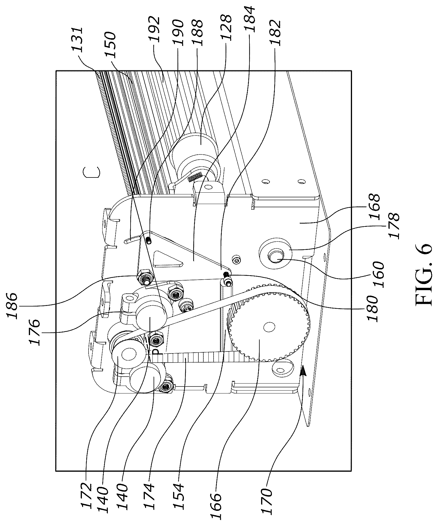 Patent US12552064 Figure 6 – Device for producing slit sheet packing material