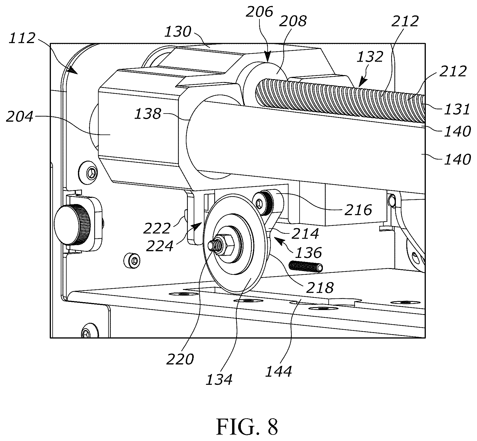 Patent US12552064 Figure 8 – Device for producing slit sheet packing material