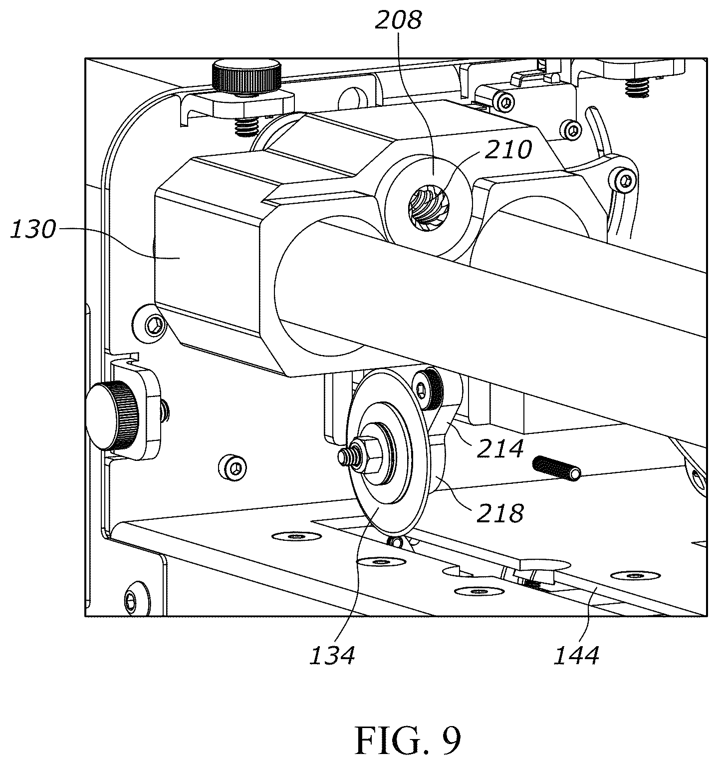 Patent US12552064 Figure 9 – Device for producing slit sheet packing material