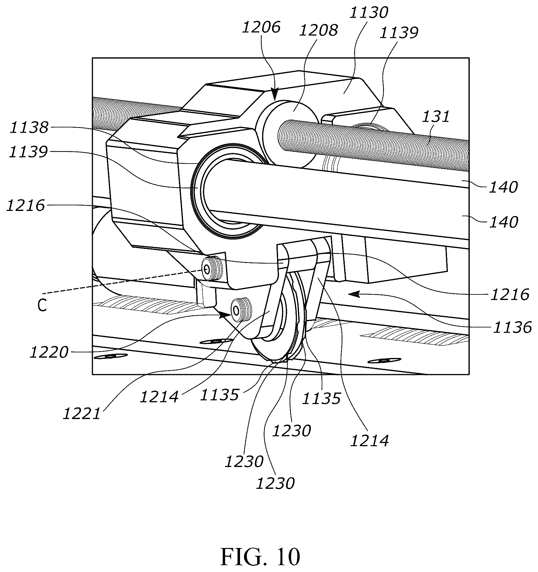 Patent US12552064 Figure 10 – Device for producing slit sheet packing material